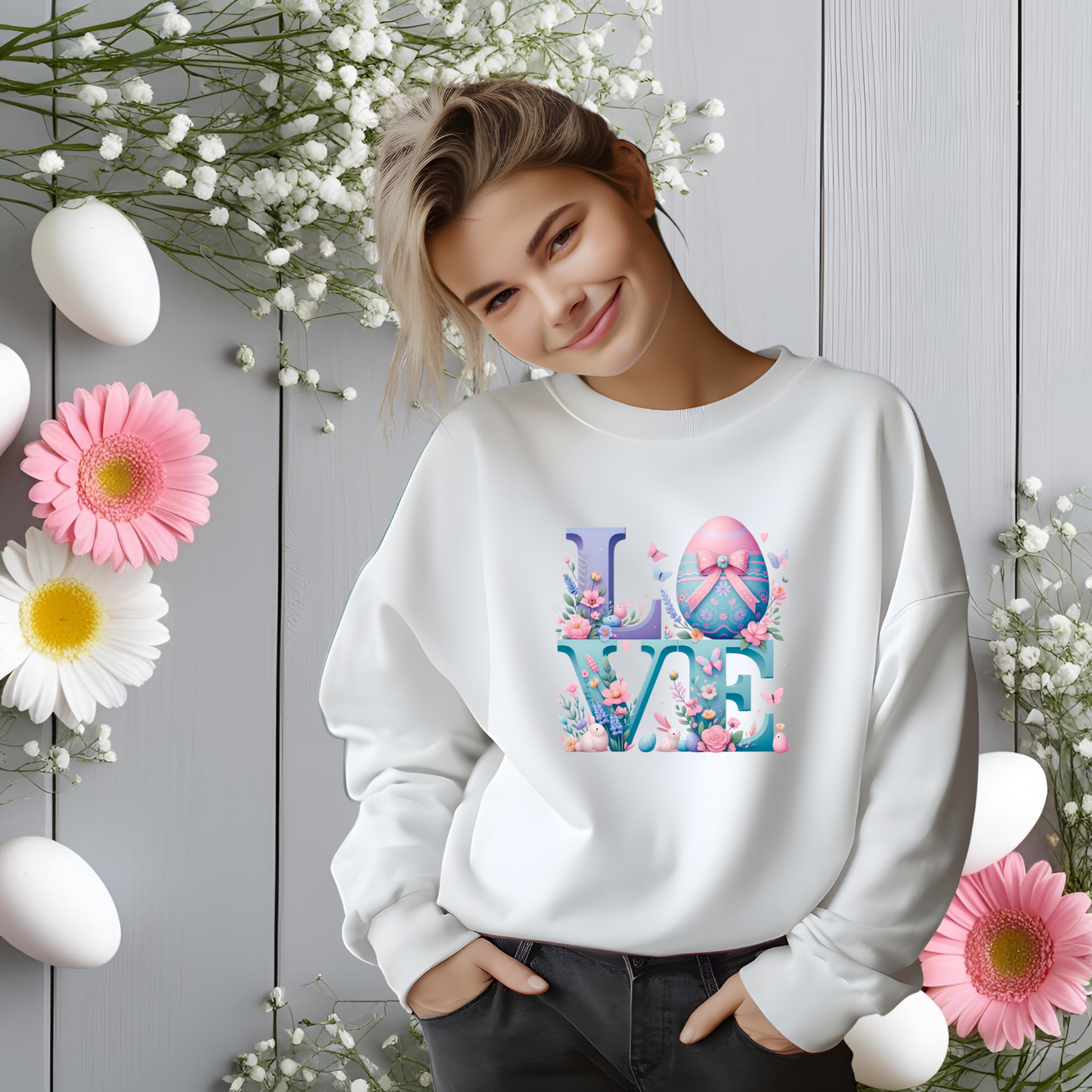 Easter Love Crewneck Sweatshirt