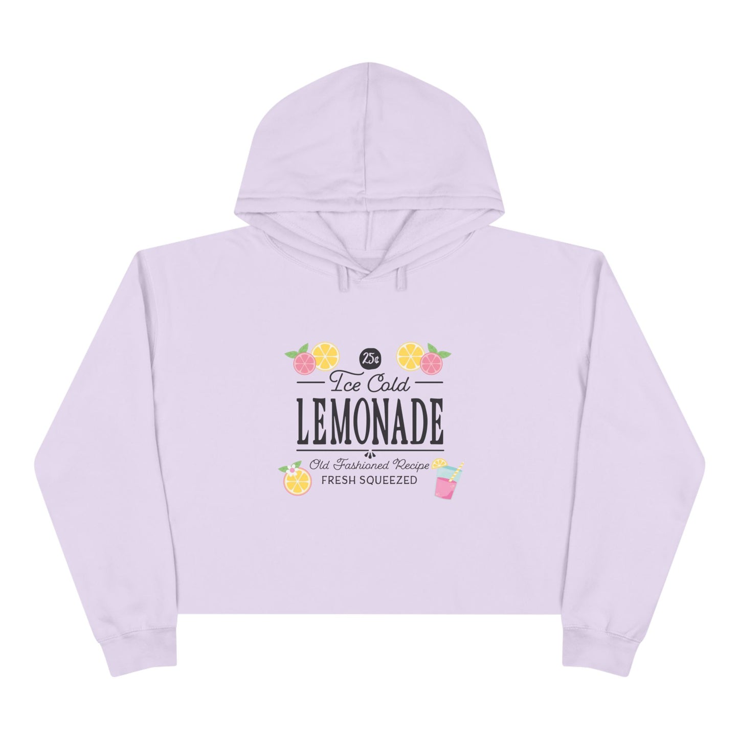 Ice Cold Lemonade Crop Hoodie