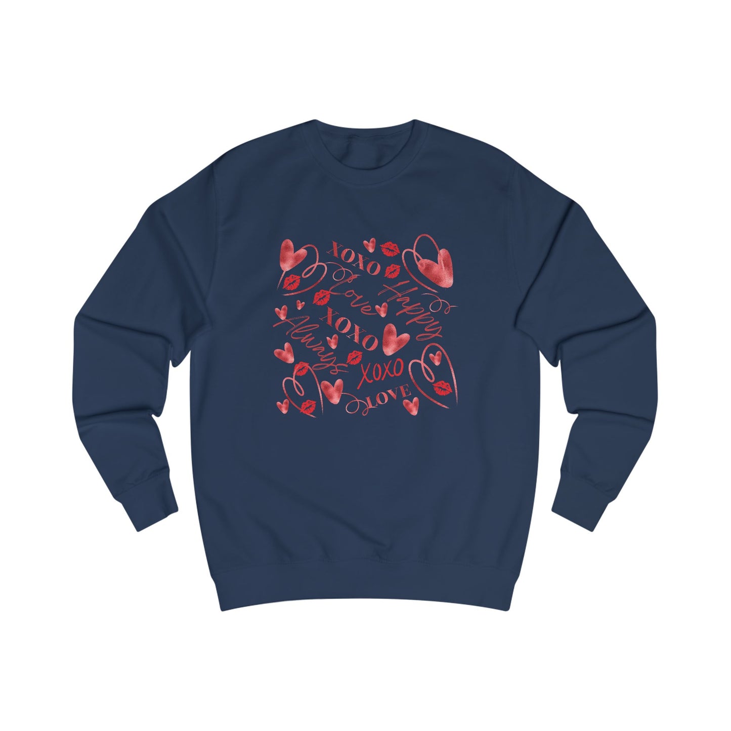 Valentine Word Art Crewneck Sweatshirt
