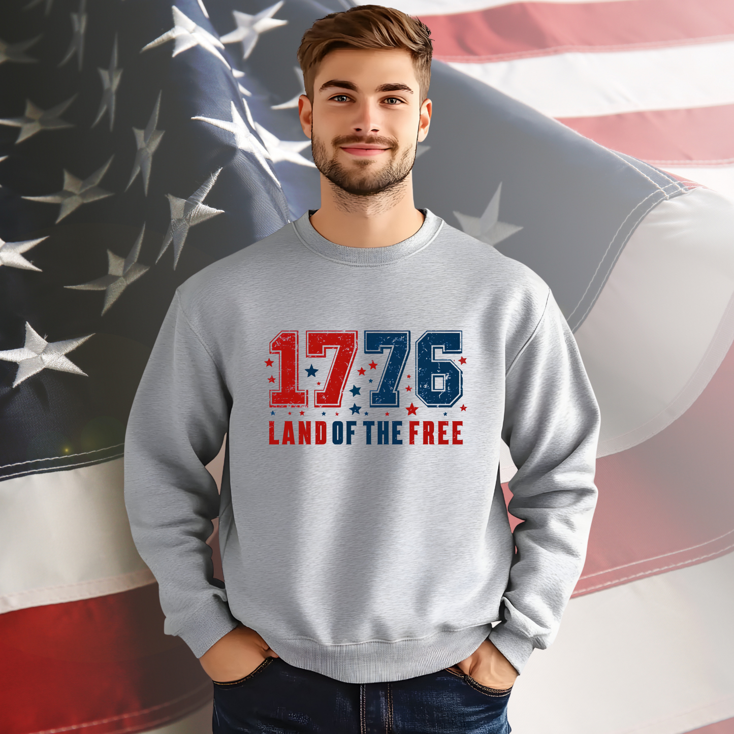 Land of the Free Crewneck Sweatshirt