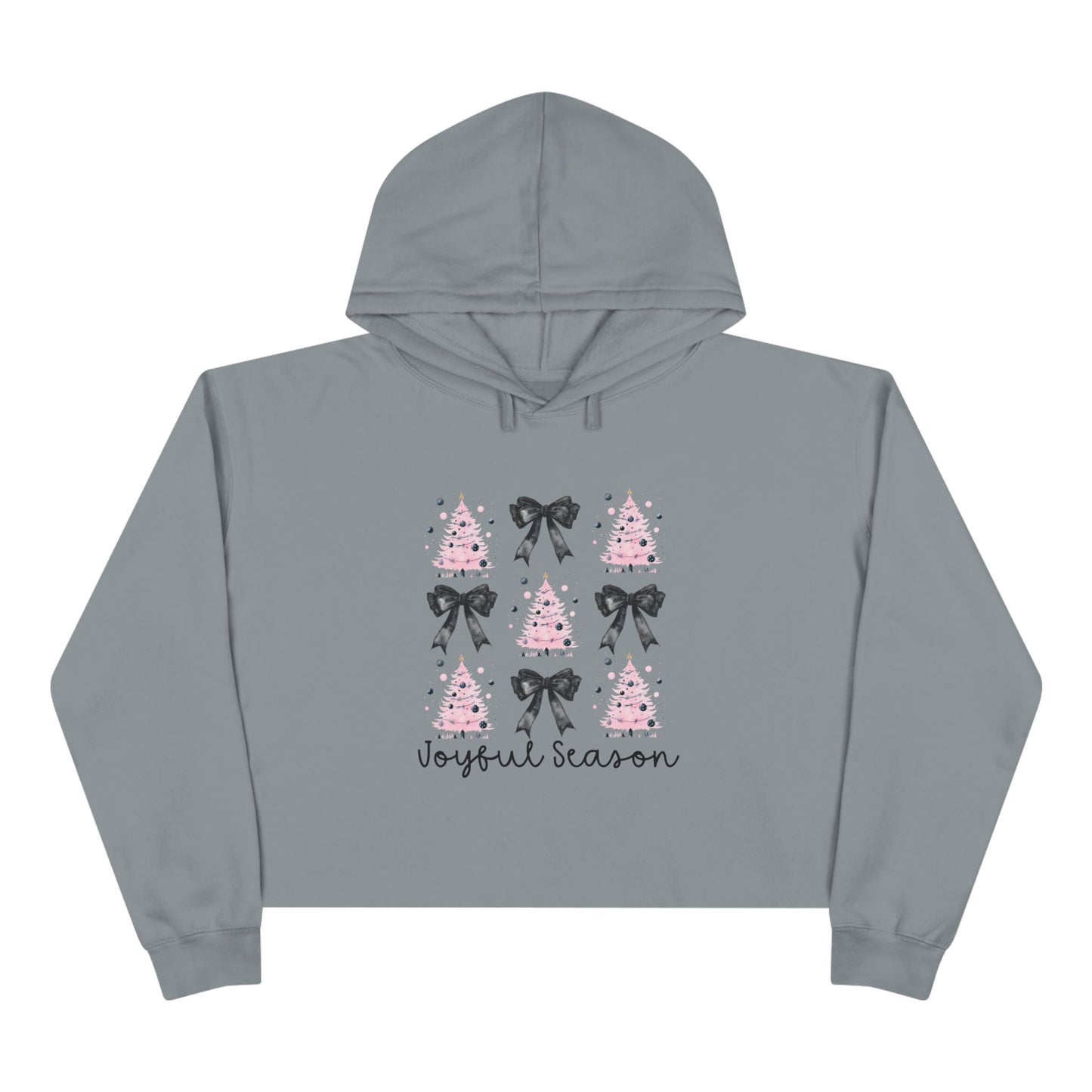 Joyful Season Crop Hoodie