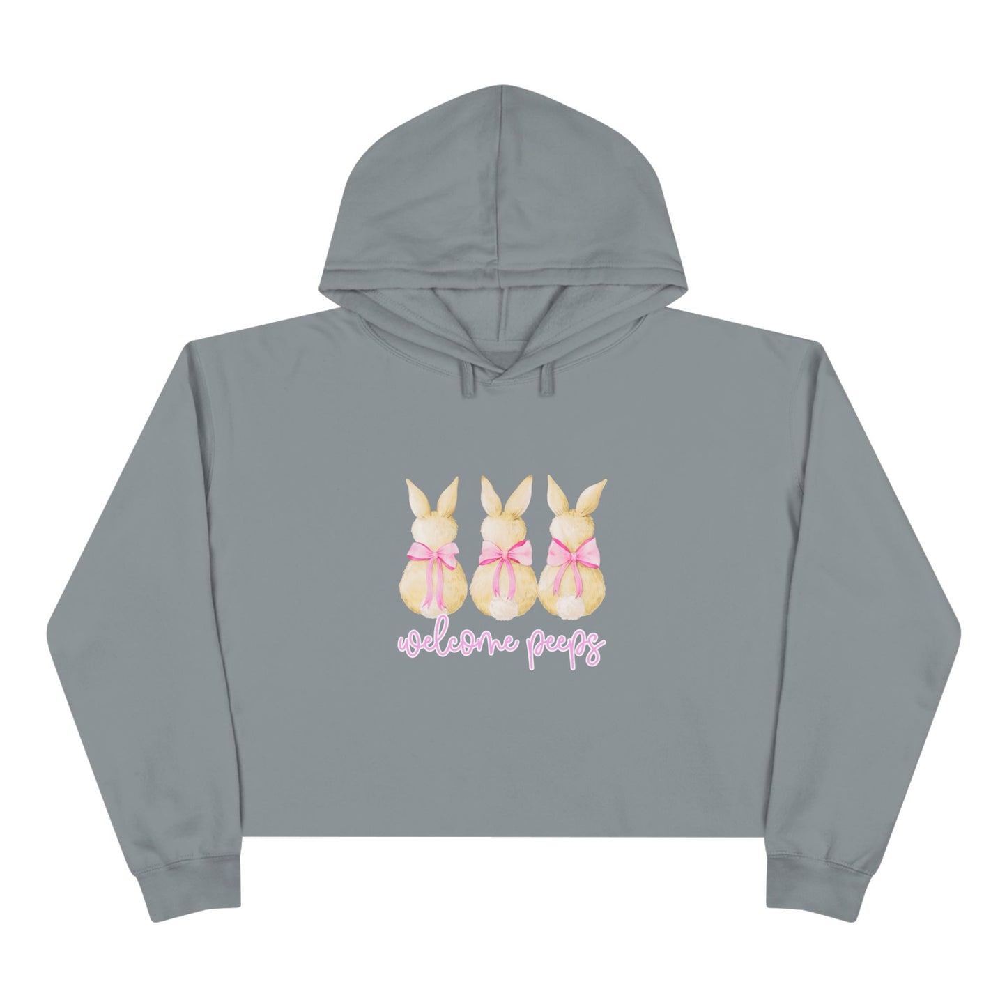 Welcome Peeps Crop Hoodie