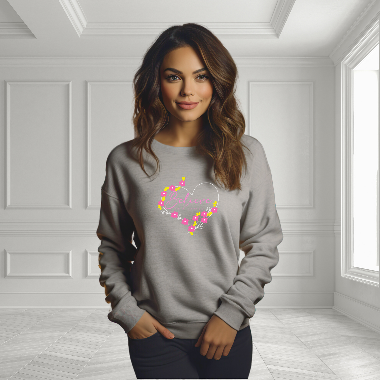 Believe In Miracles Crewneck Sweatshirt