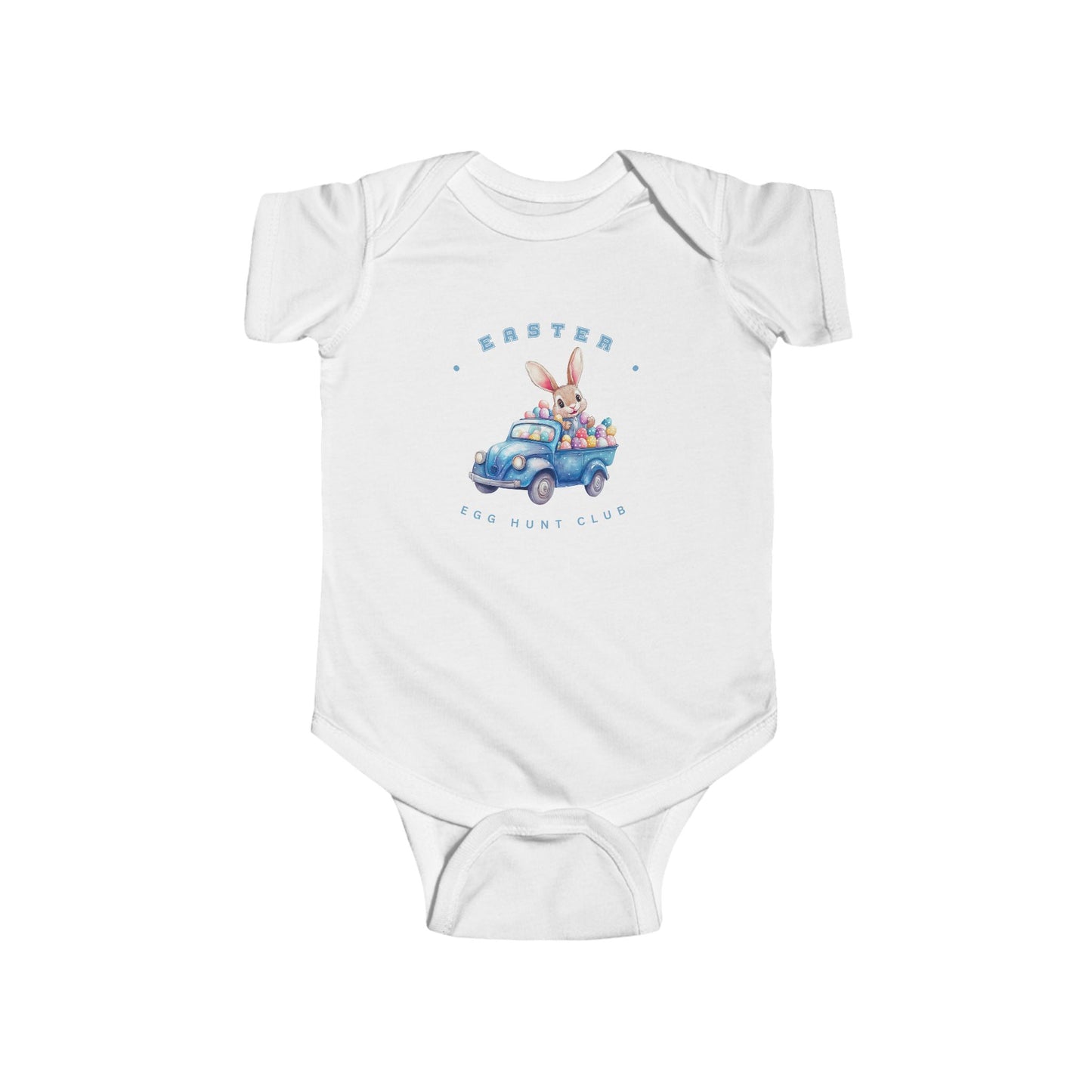Easter Egg Hunt Club Infant Short Sleeve Onesie