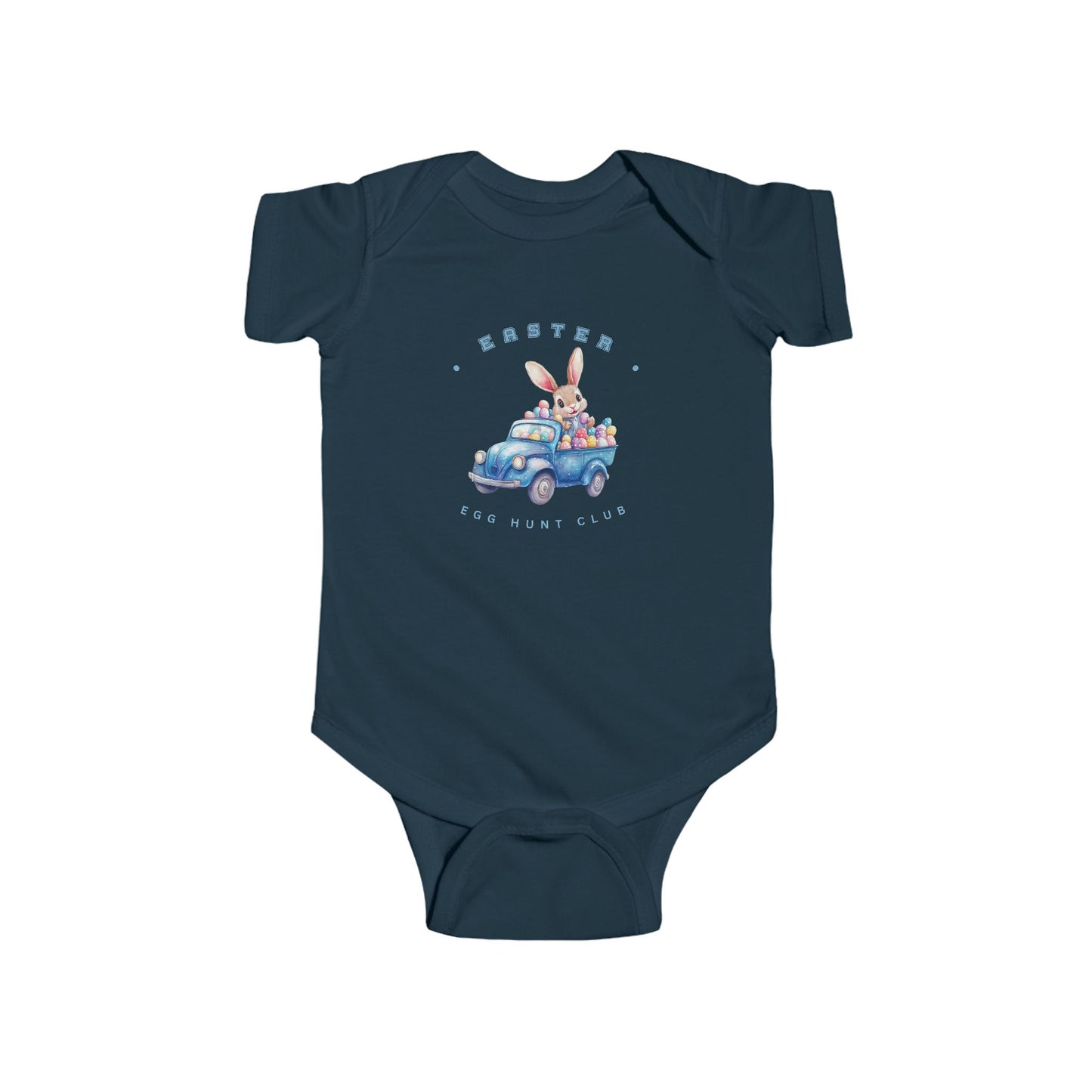 Easter Egg Hunt Club Infant Short Sleeve Onesie
