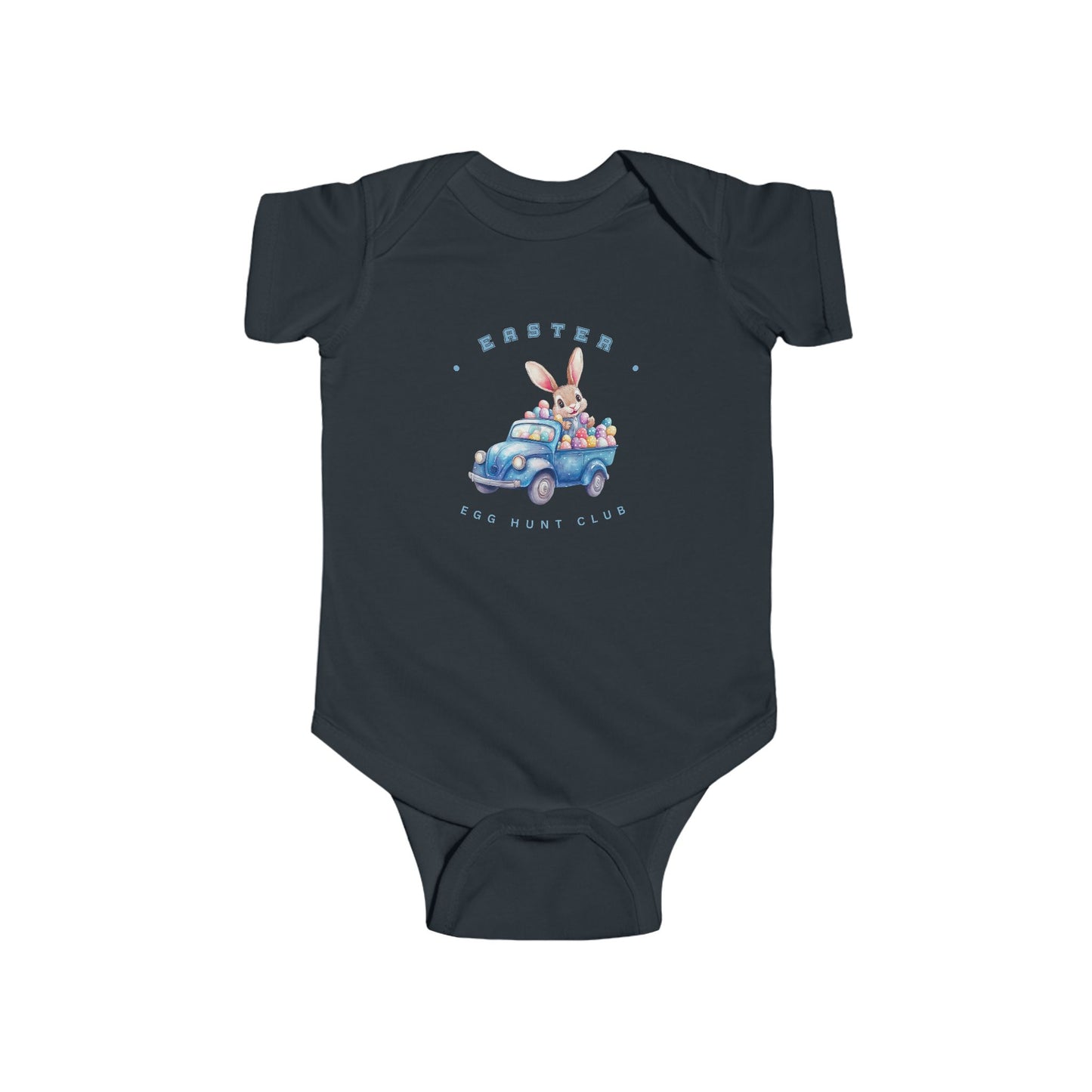 Easter Egg Hunt Club Infant Short Sleeve Onesie