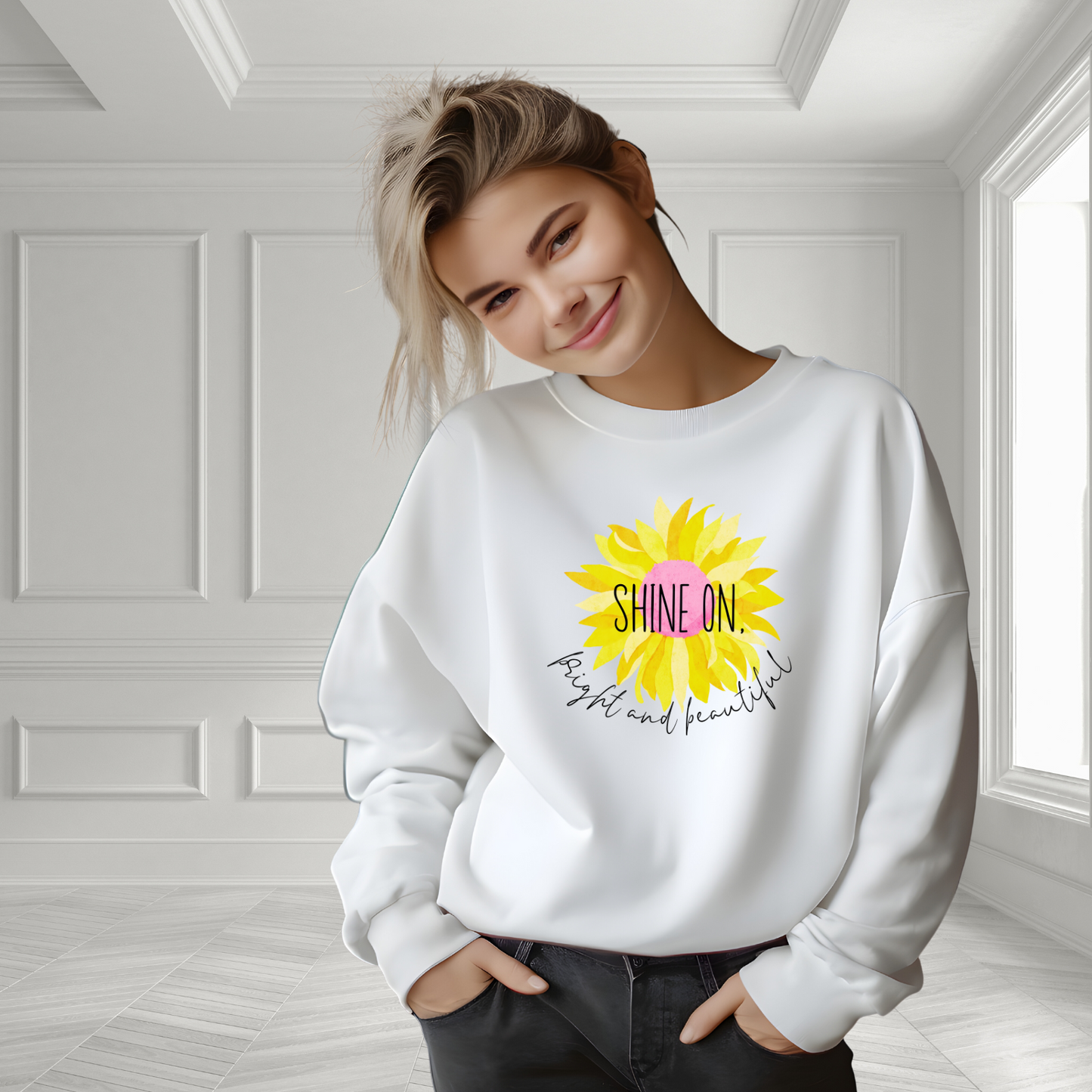 Shine On, Bright and Beautiful Crewneck Sweatshirt