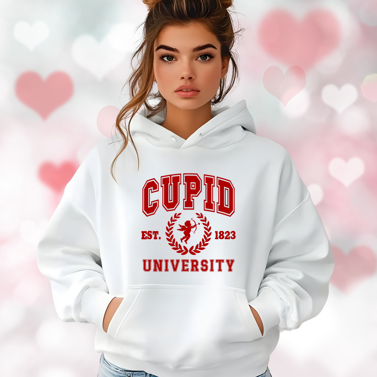 Cupid University Pullover Hoodie