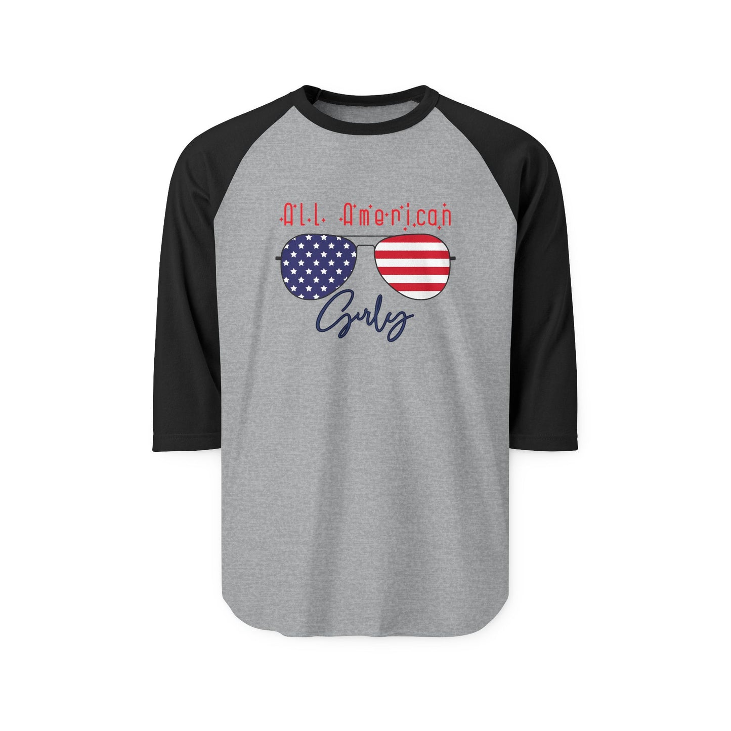 All American Girly Baseball Tee