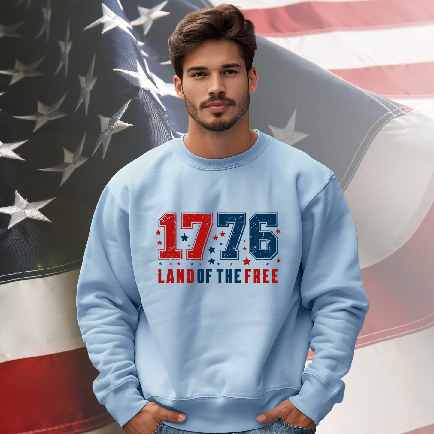Land of the Free Crewneck Sweatshirt