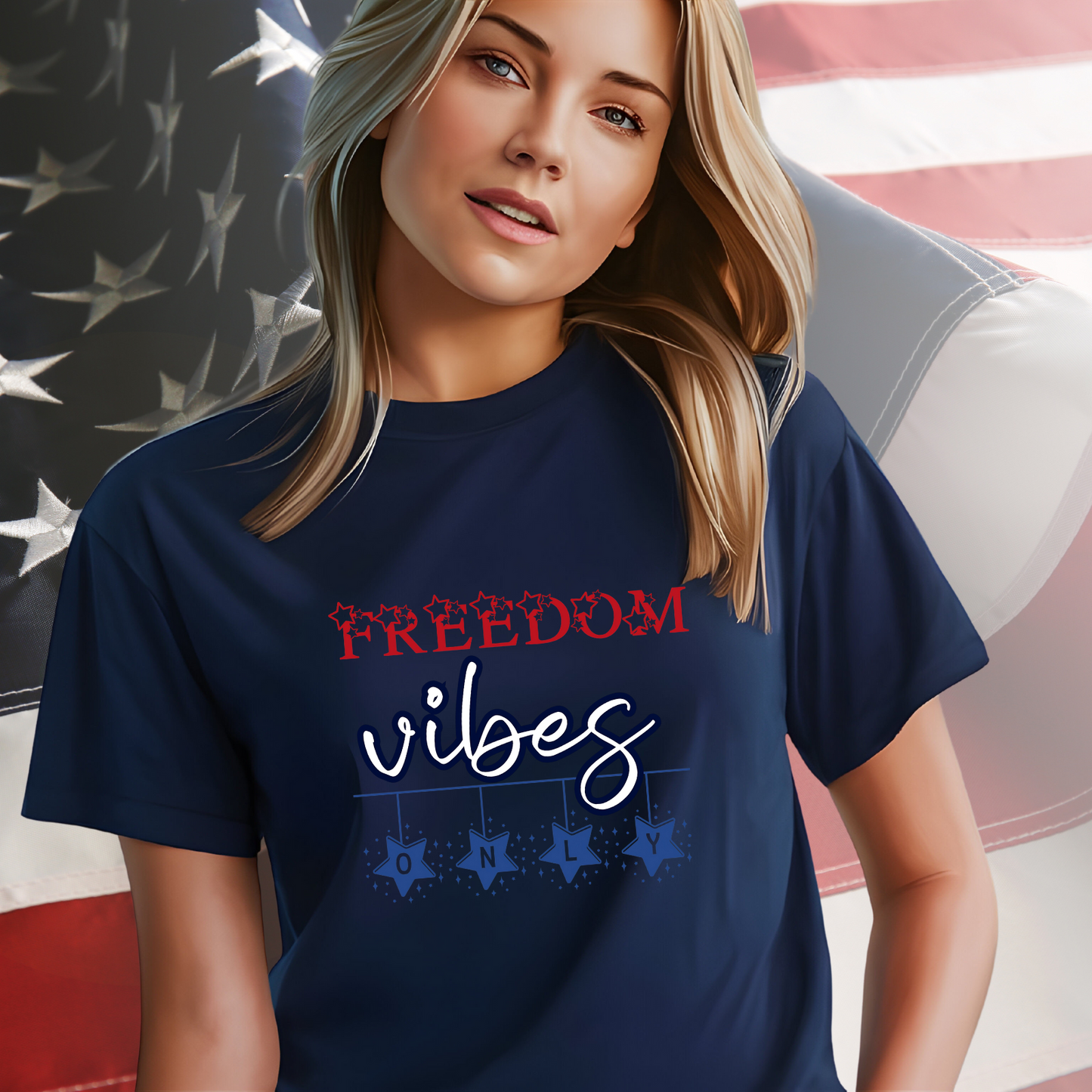 Freedom Vibes Only T-Shirt