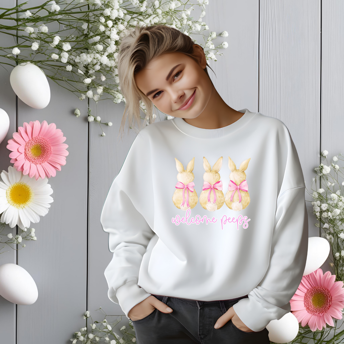 Welcome Peeps Crewneck Sweatshirt