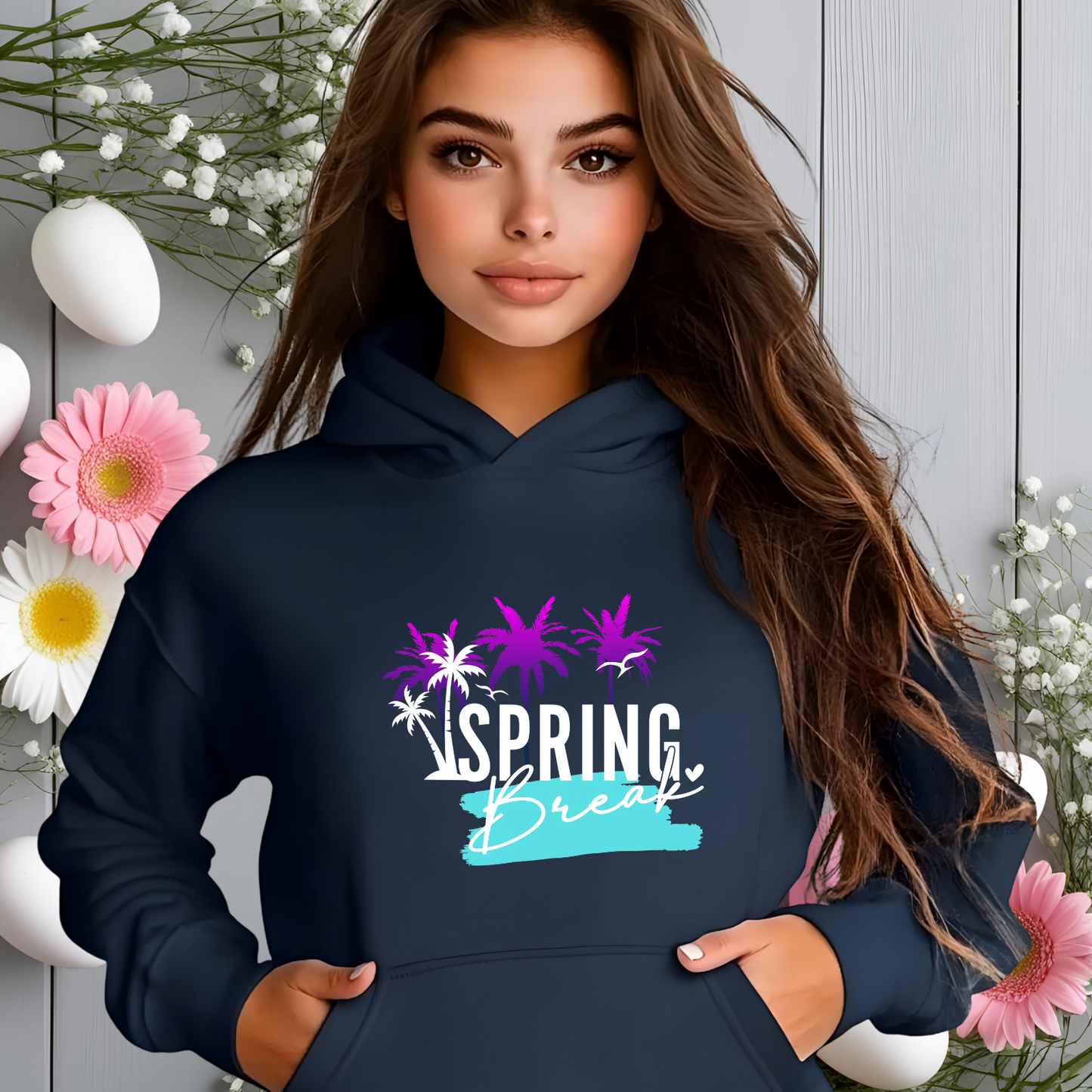 Spring Break Pullover Hoodie