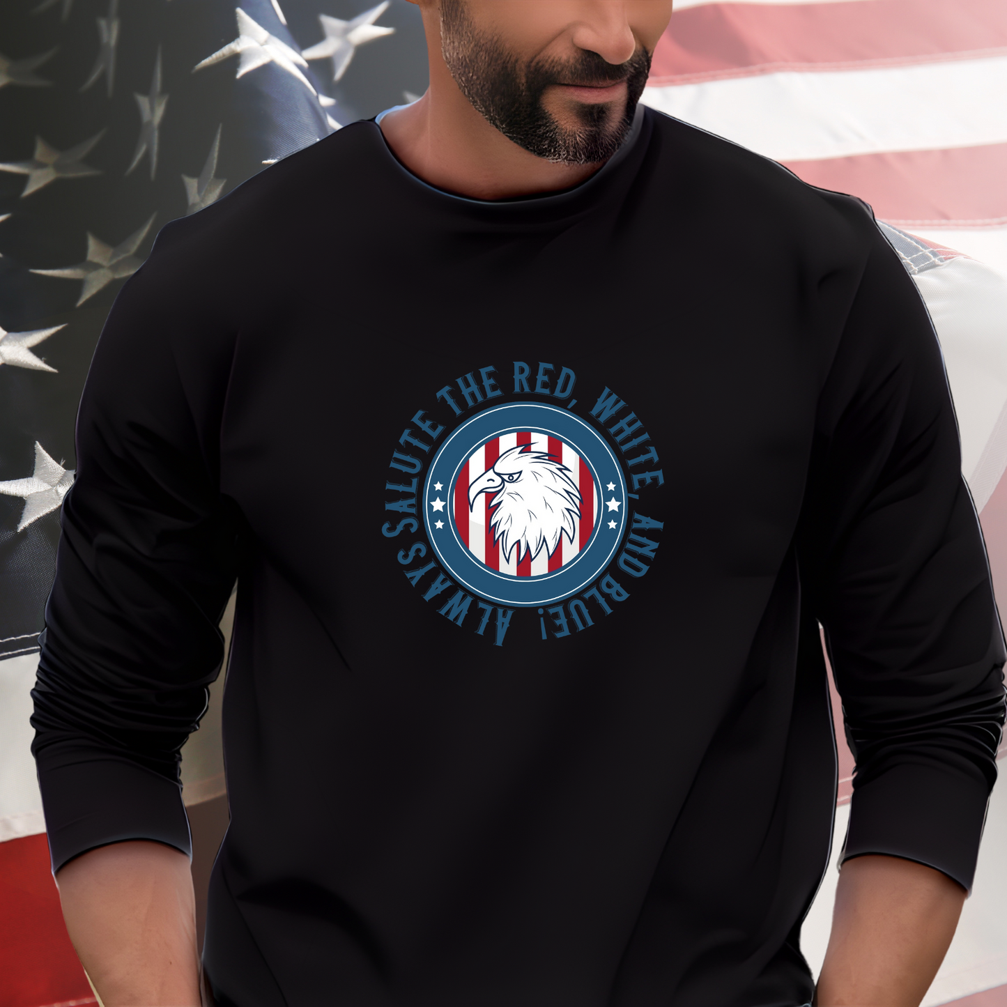 Always Salute Long Sleeve Tee