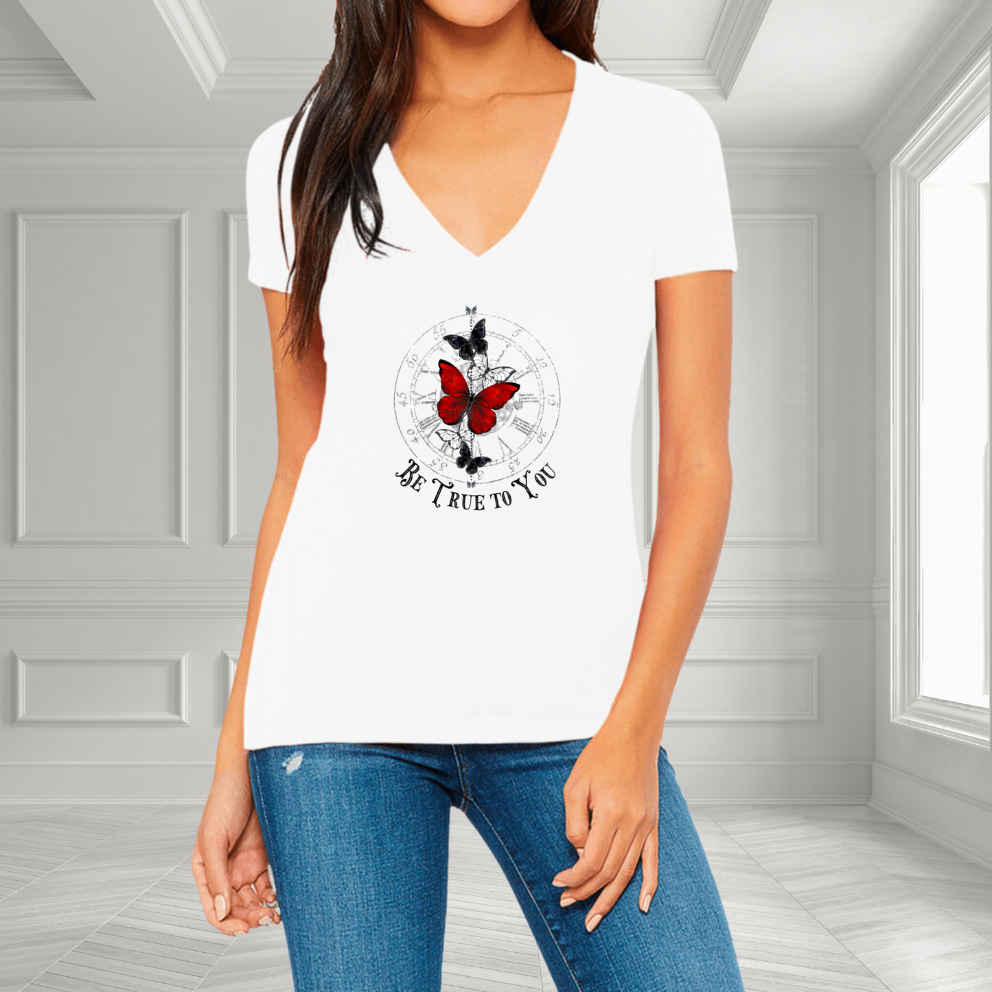 Be True To You V-Neck T-Shirt