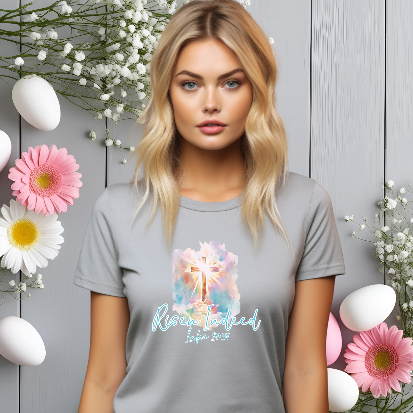 Risen Indeed Luke 24:34 T-Shirt