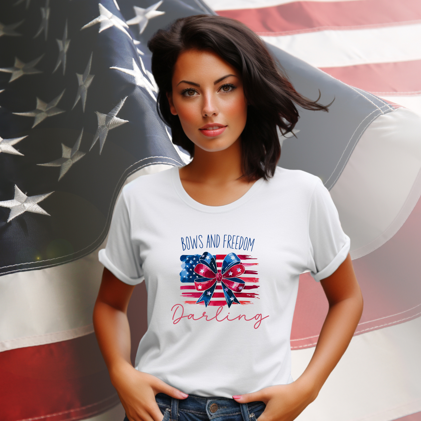 Bows And Freedom Darling T-Shirt