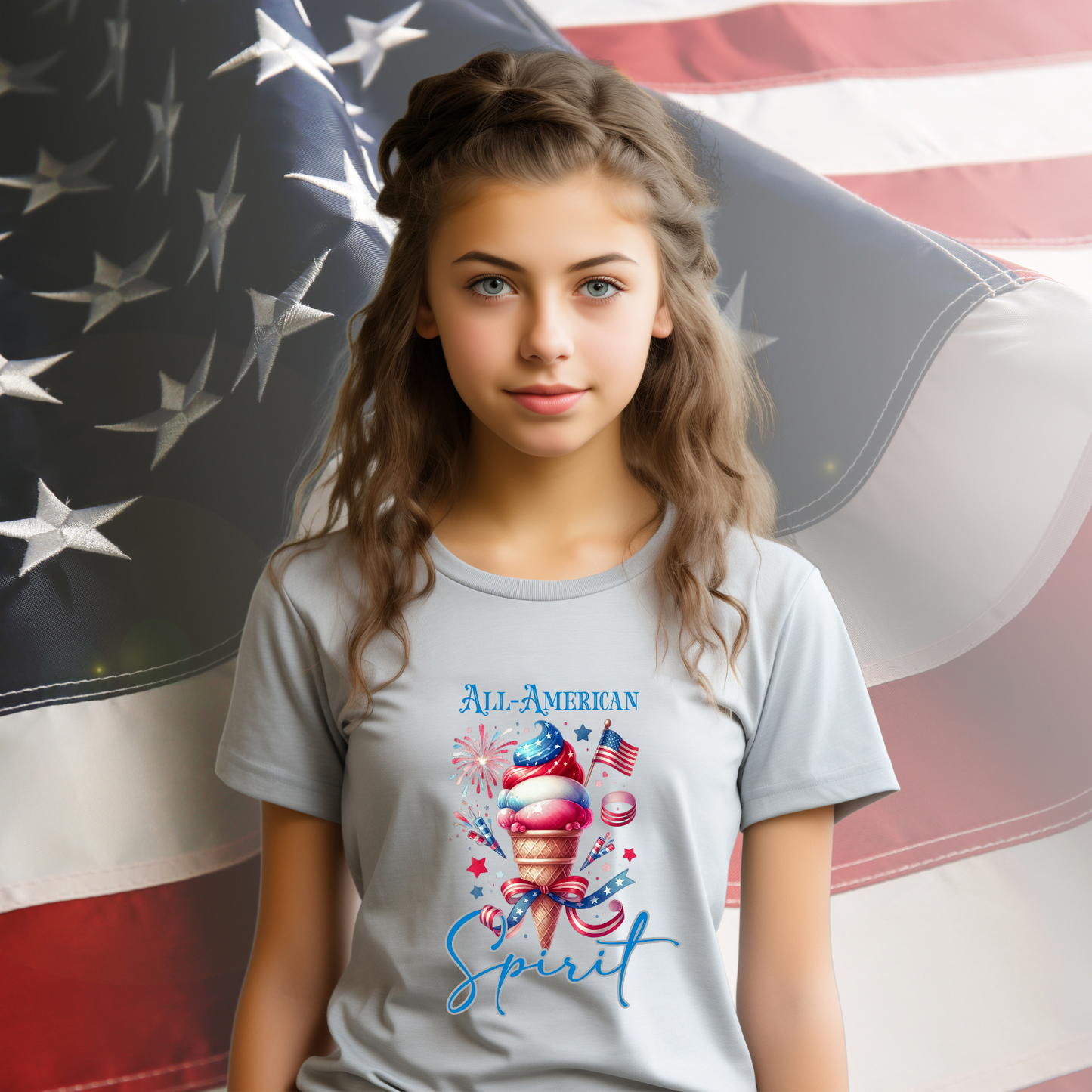 All-American Spirit Kid's T-Shirt