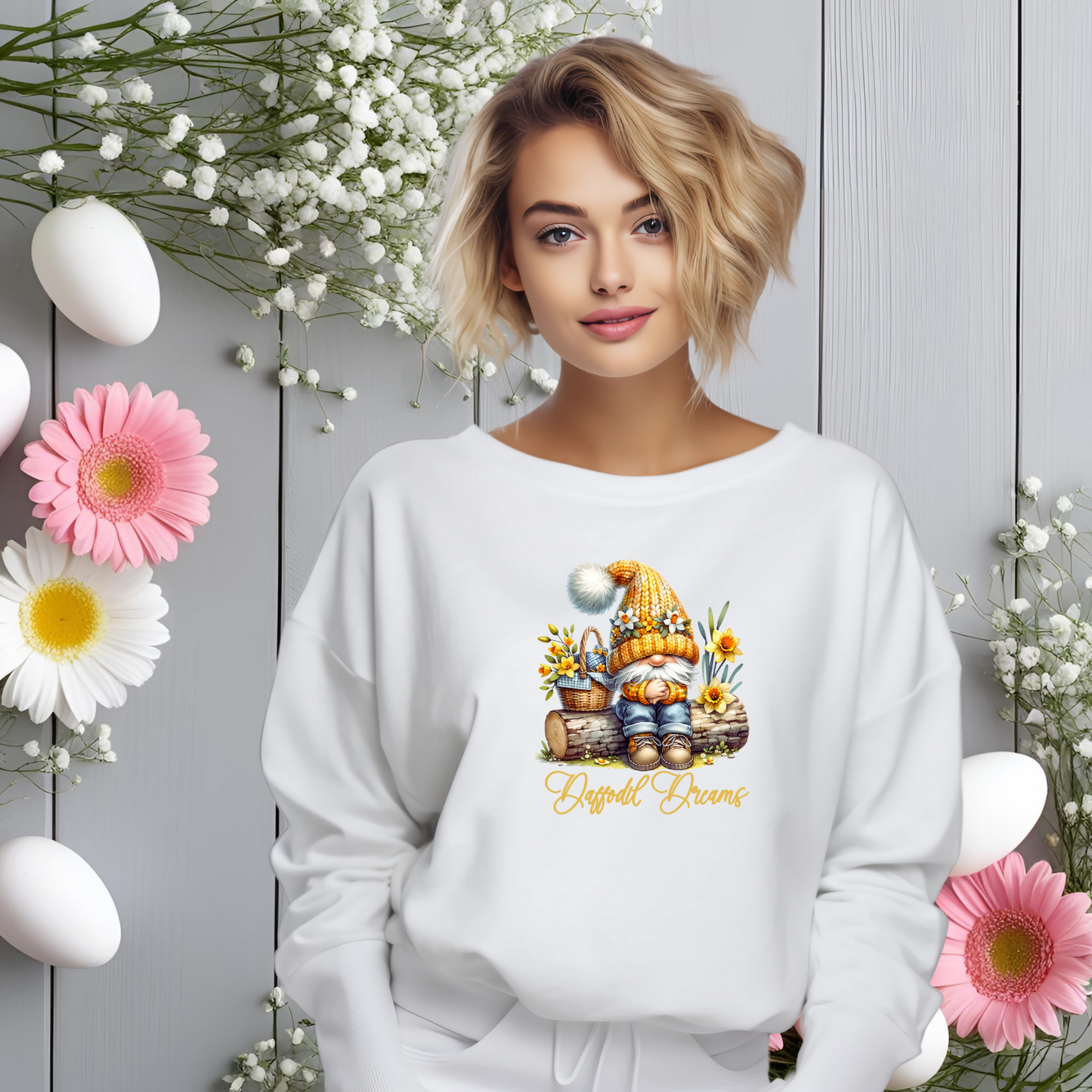 Daffodil Dreams Crewneck Sweatshirt