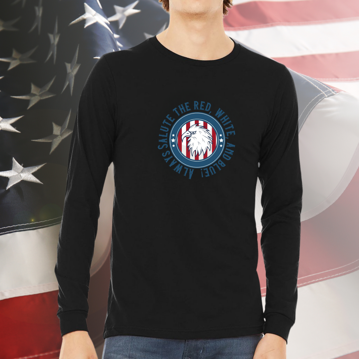 Always Salute Long Sleeve Tee