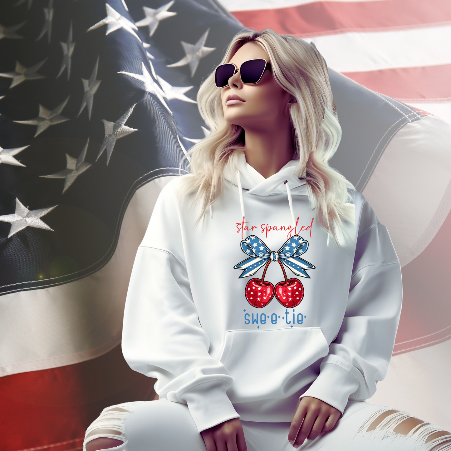 Star-Spangled Sweetie Pullover Hoodie