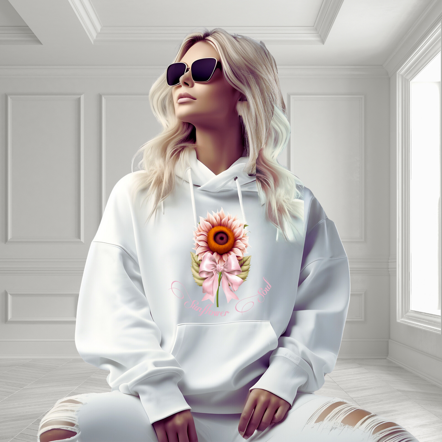 Sunflower Soul Pullover Hoodie