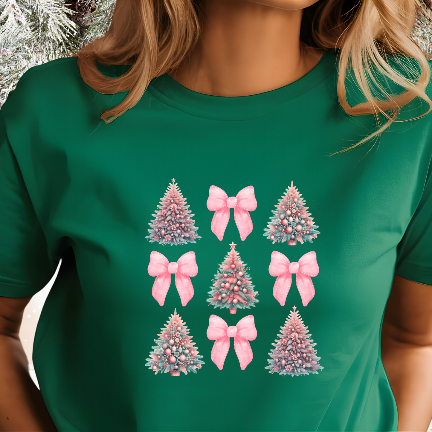Coquette Christmas Tree T-Shirt