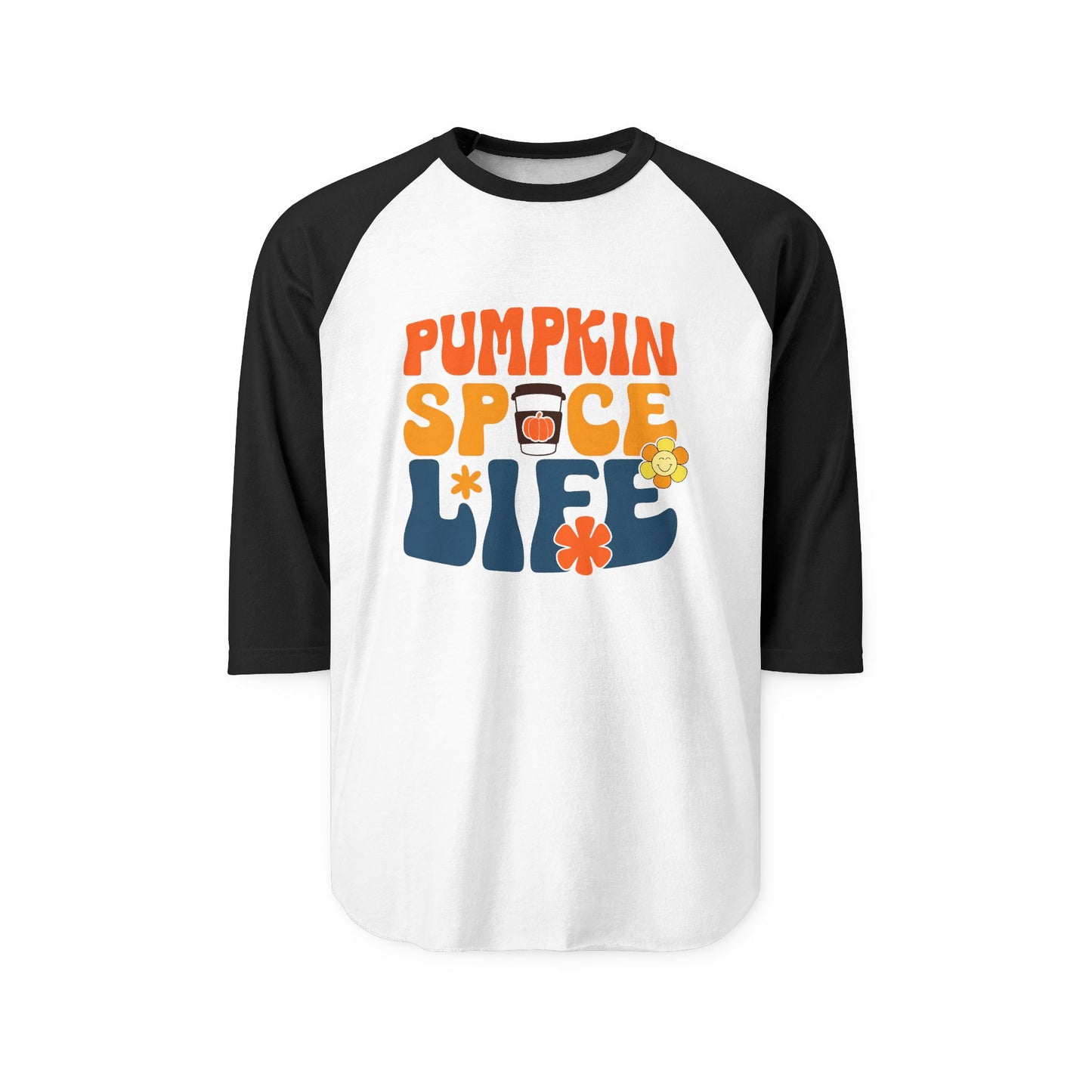 Retro Pumpkin Spice Life Baseball Tee