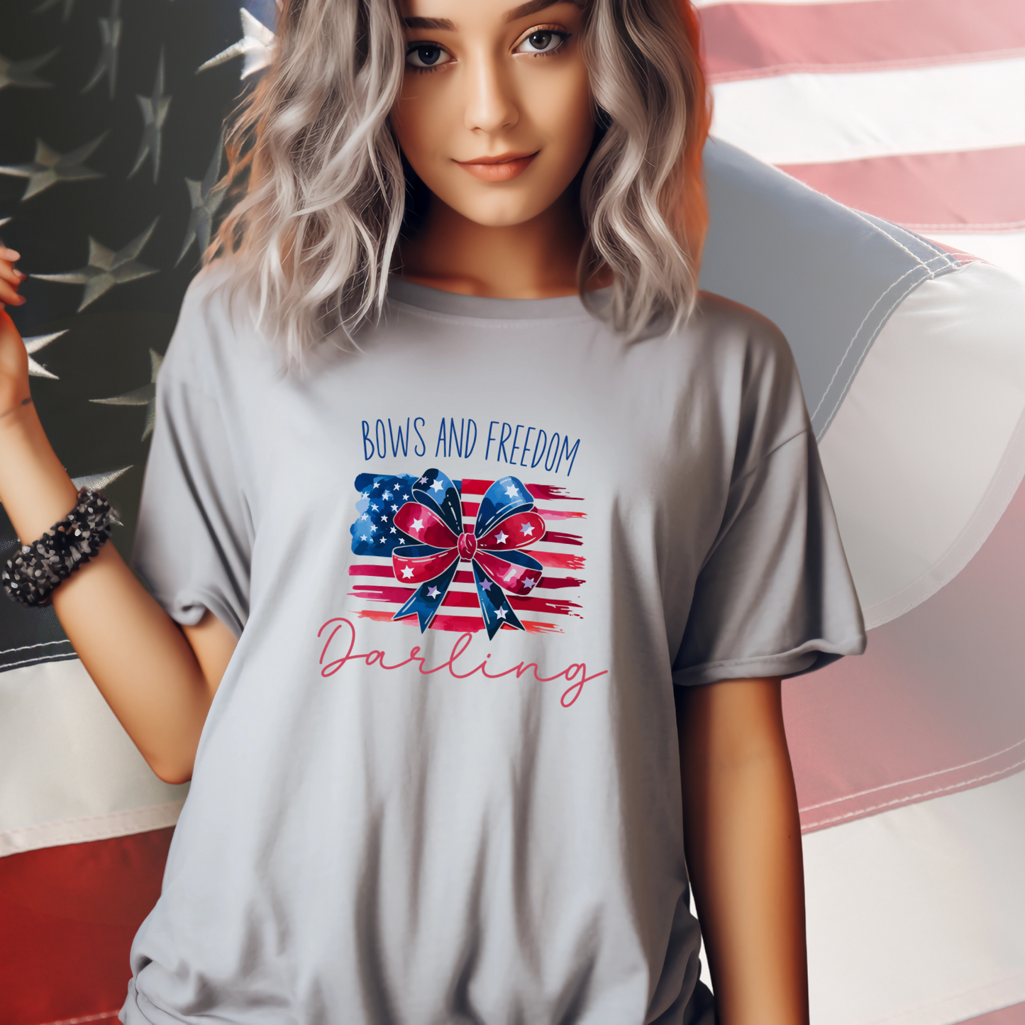 Bows And Freedom Darling T-Shirt