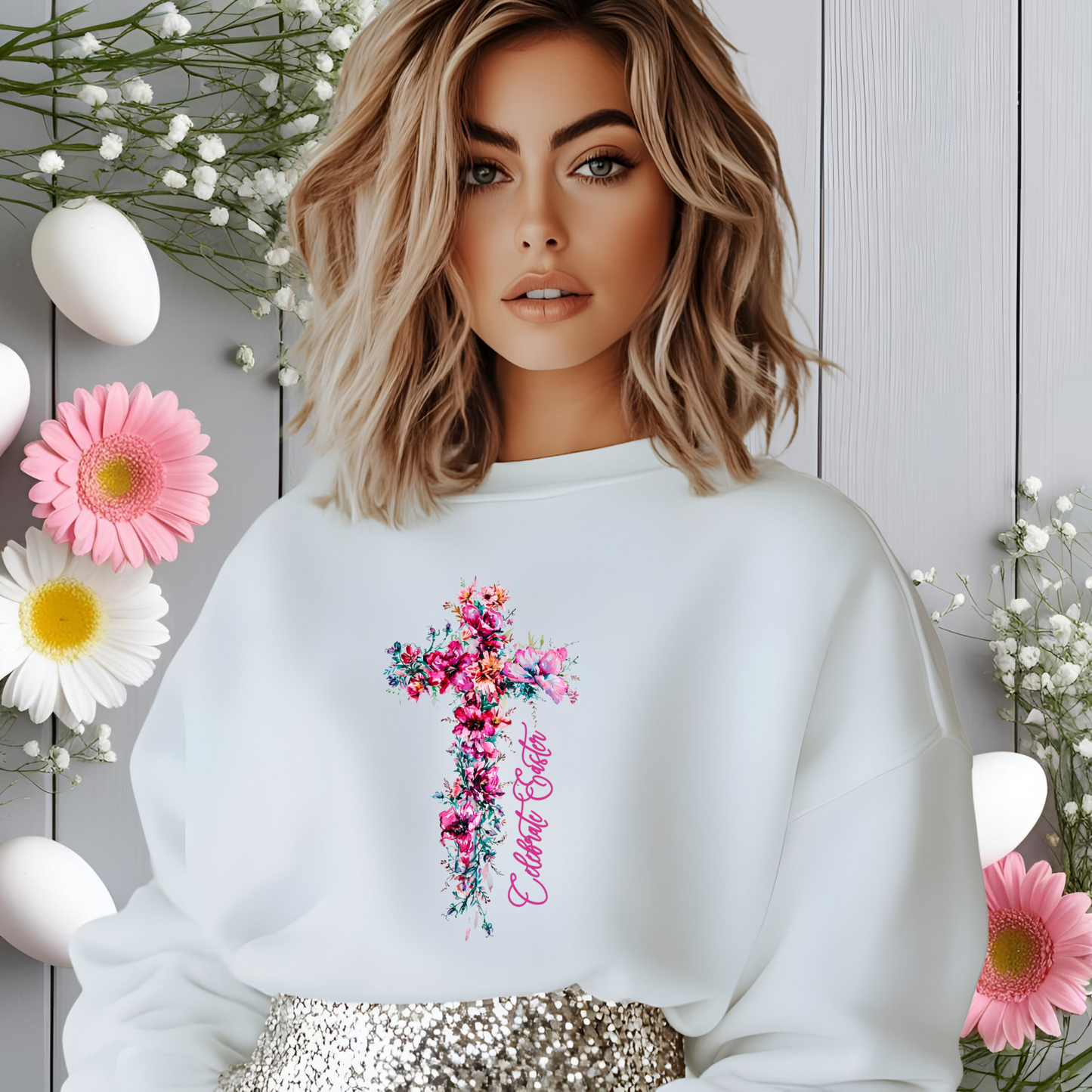 Celebrate Easter Crewneck Sweatshirt