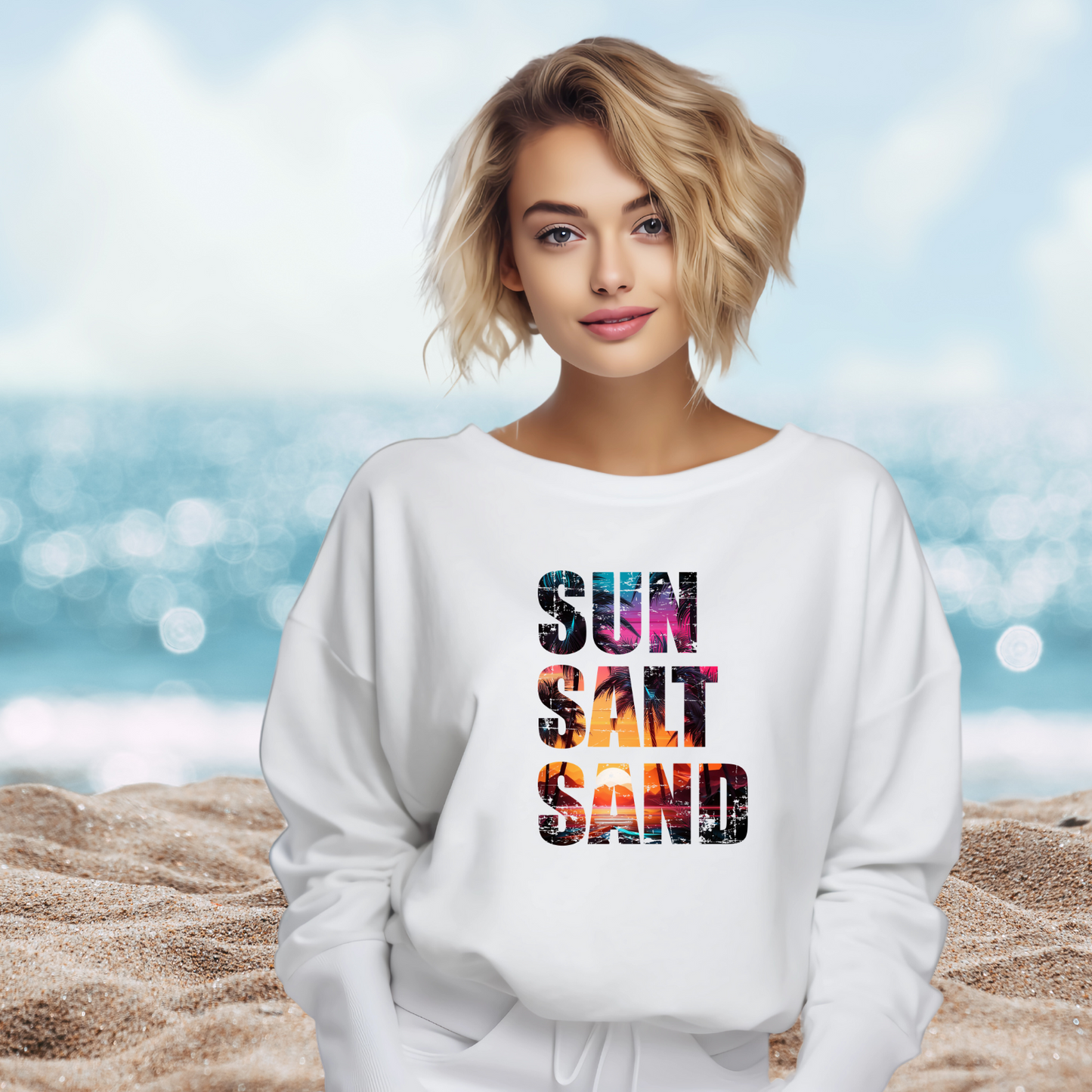 Sun Salt And Sand Crewneck Sweatshirt