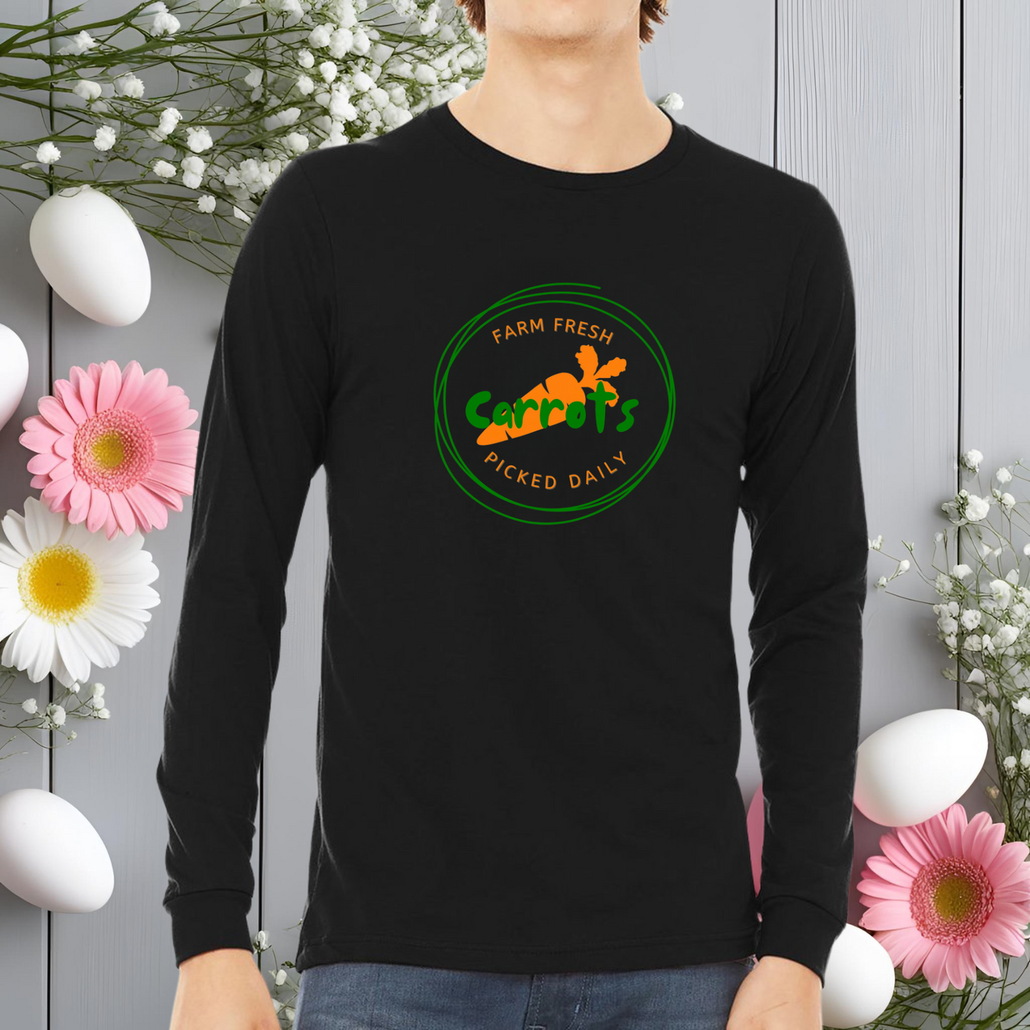 Fresh Carrots Long Sleeve Tee