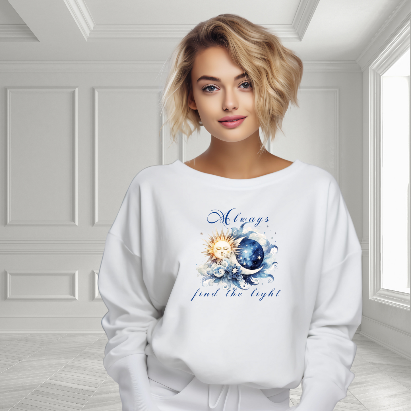 Always Find The Light Crewneck Sweatshirt