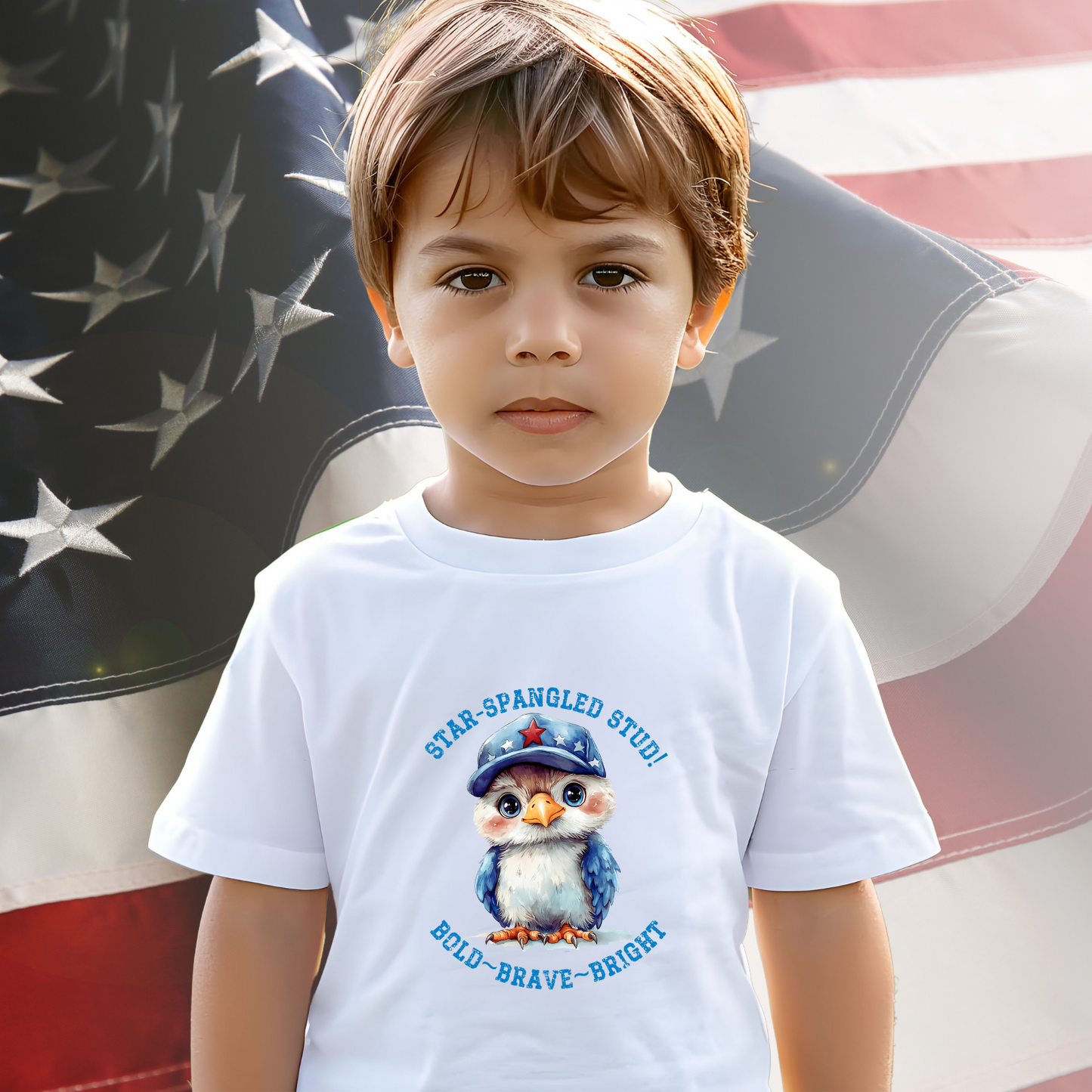 Star-Spangled Stud Toddler T-Shirt