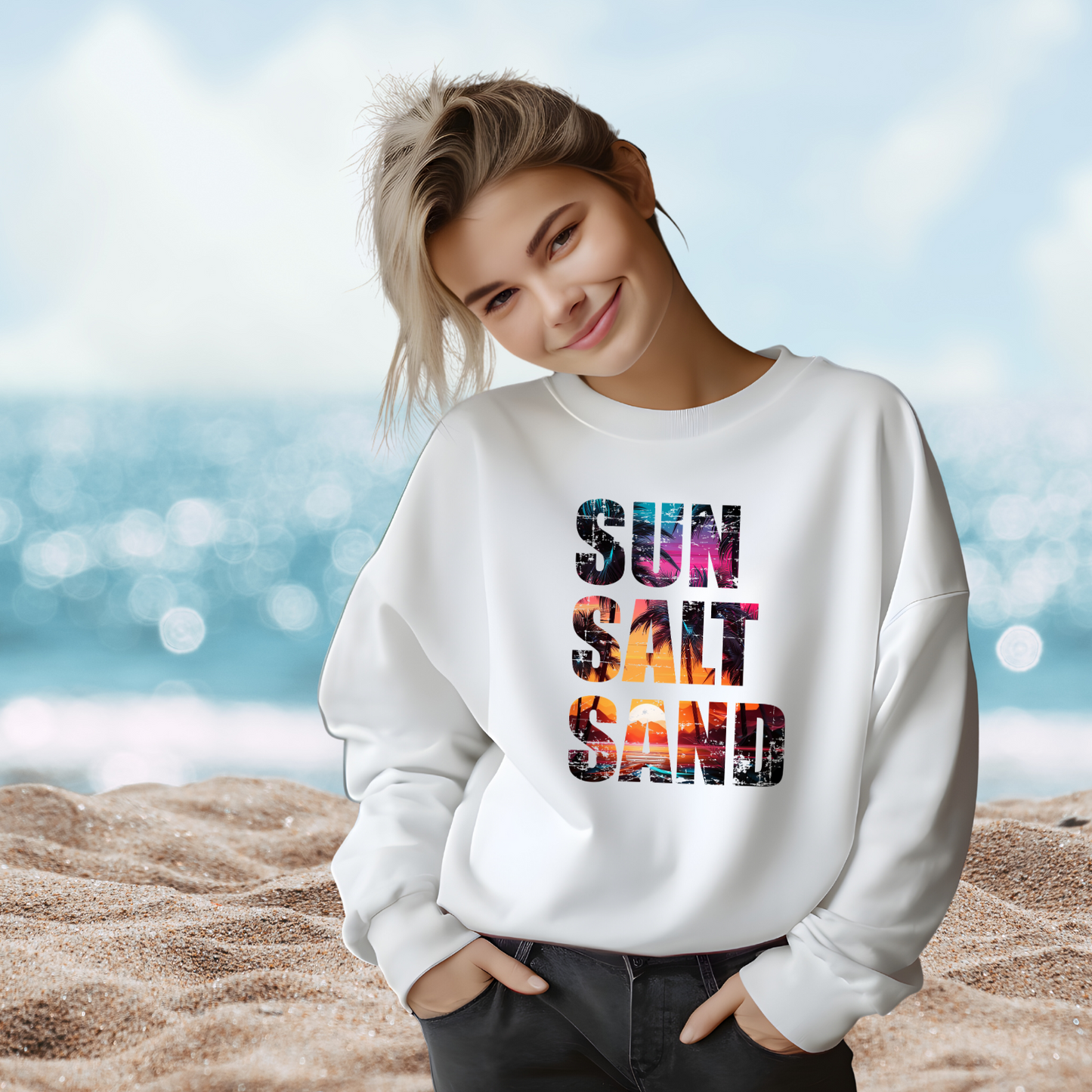 Sun Salt And Sand Crewneck Sweatshirt