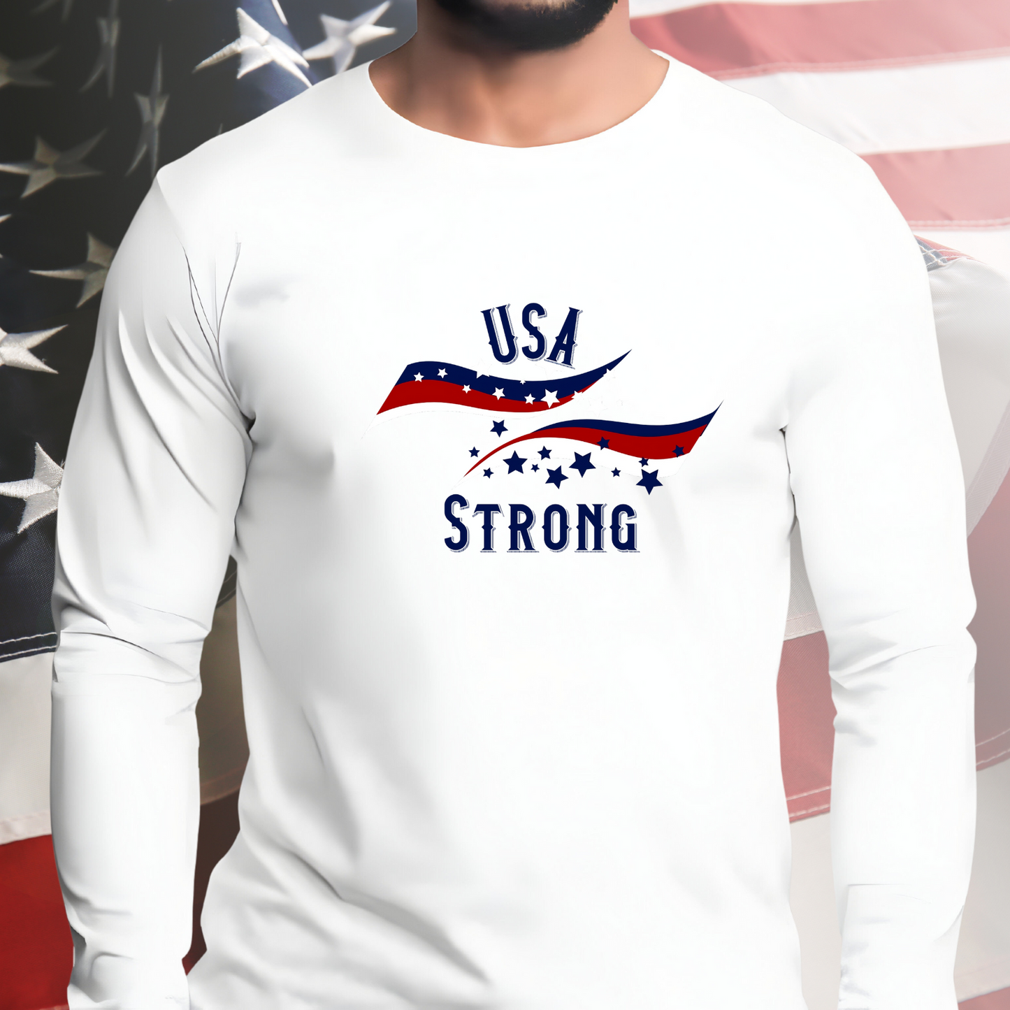 USA Strong Long Sleeve Tee
