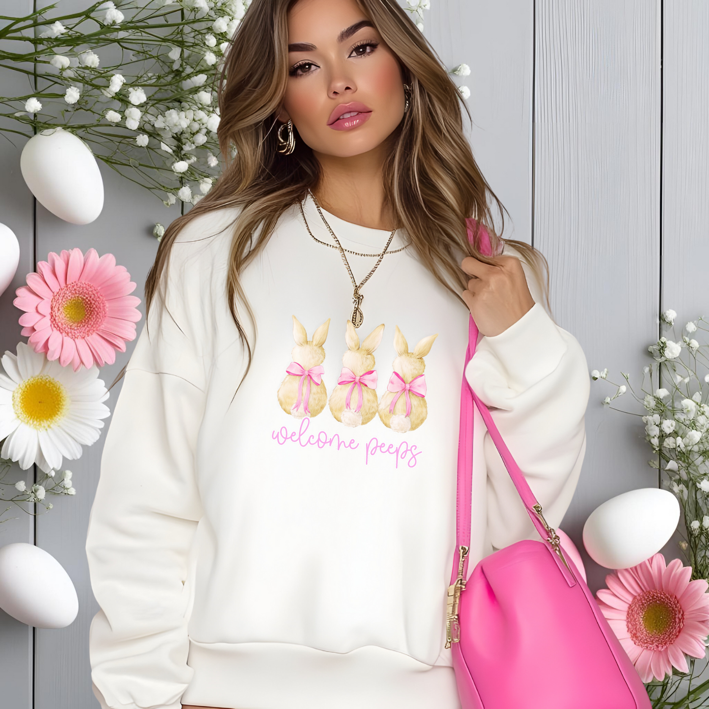 Welcome Peeps Crewneck Sweatshirt