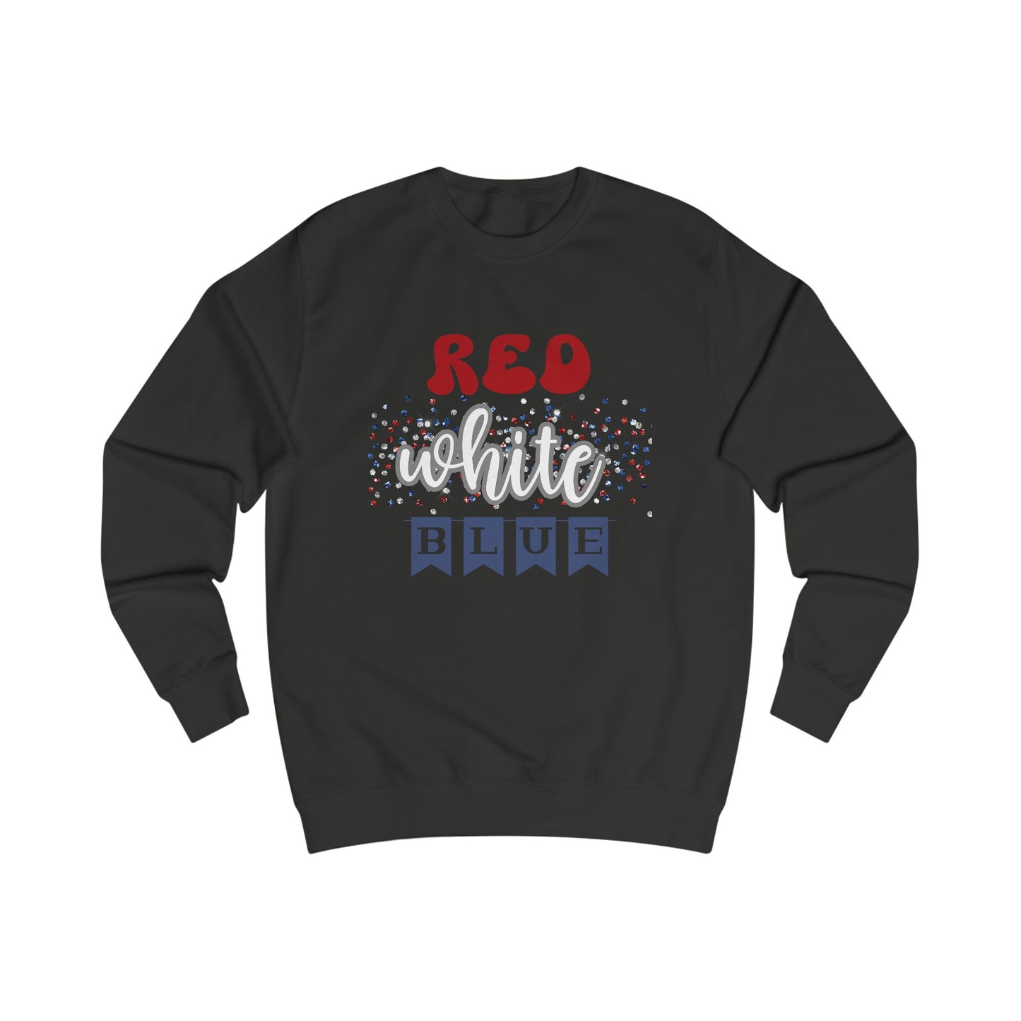 Red White Blue Crewneck Sweatshirt