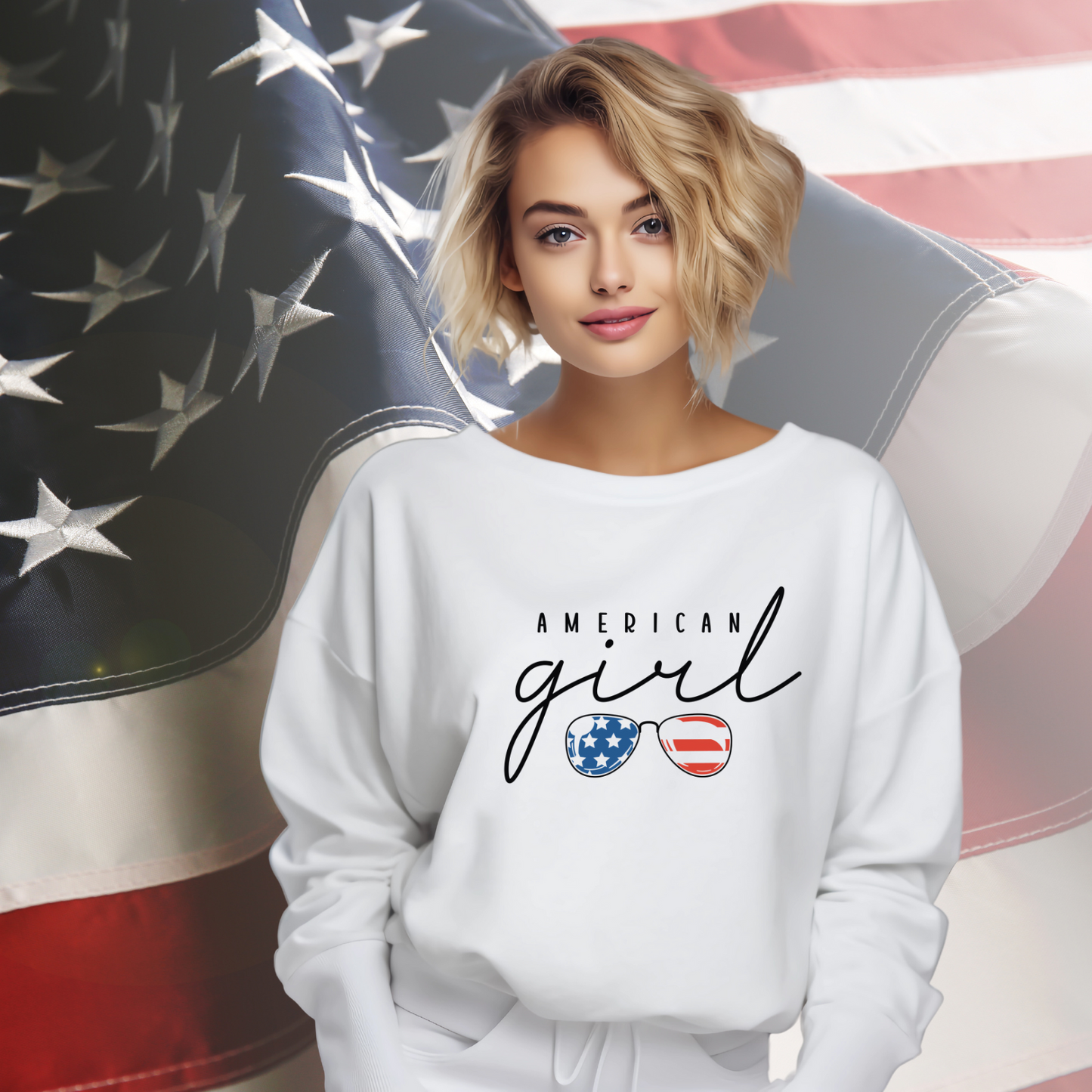 American Girl Crewneck Sweatshirt