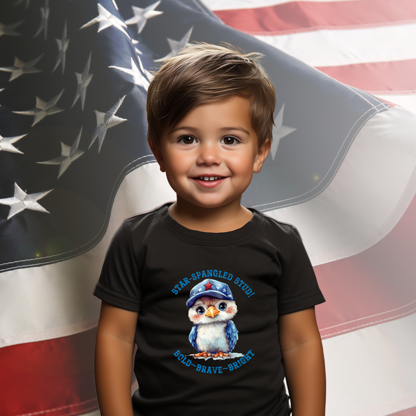 Star-Spangled Stud Toddler T-Shirt