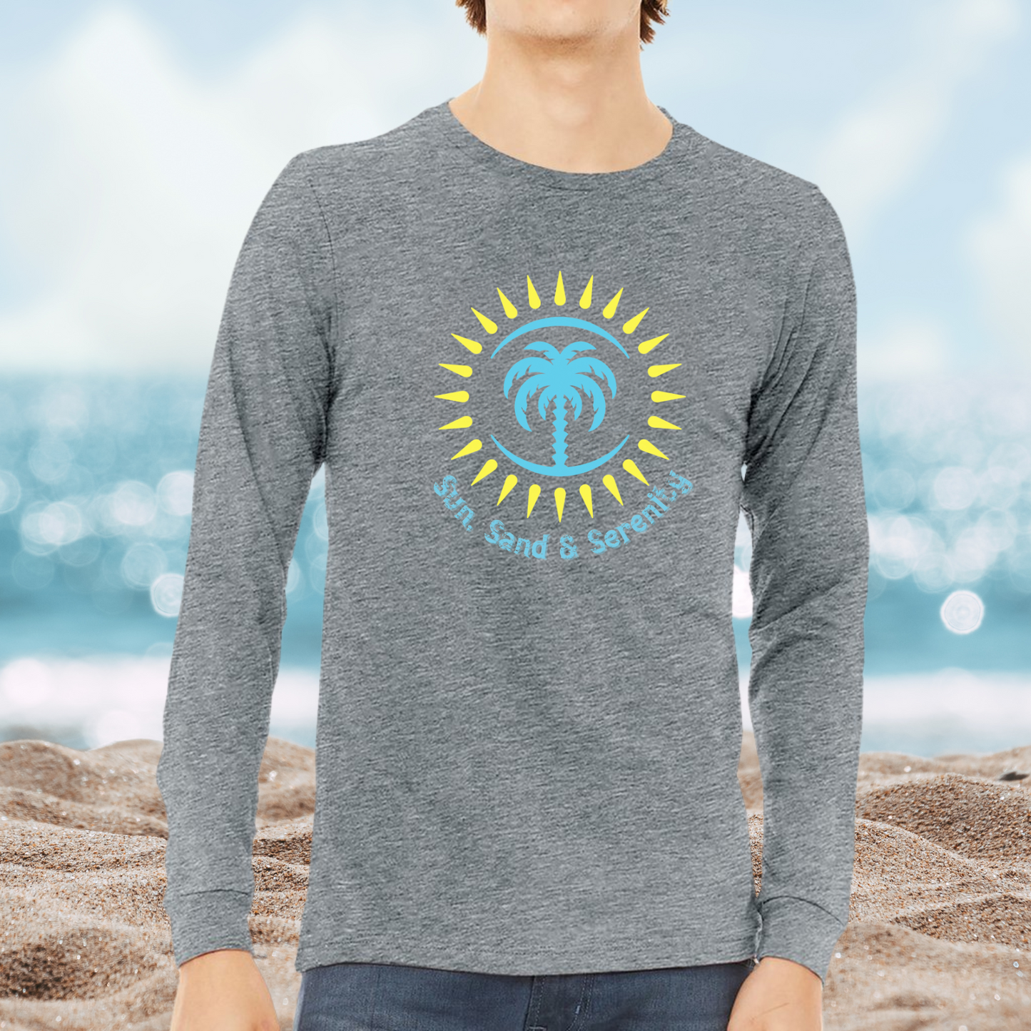 Sun Sand And Serenity Long Sleeve Tee