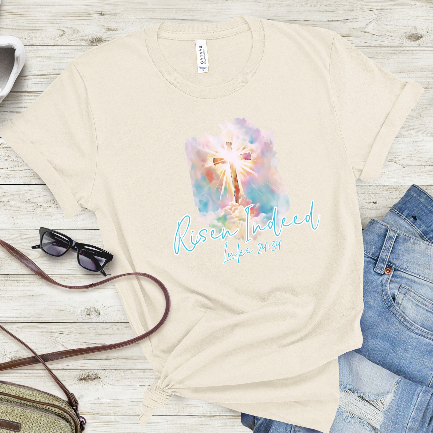 Risen Indeed Luke 24:34 T-Shirt