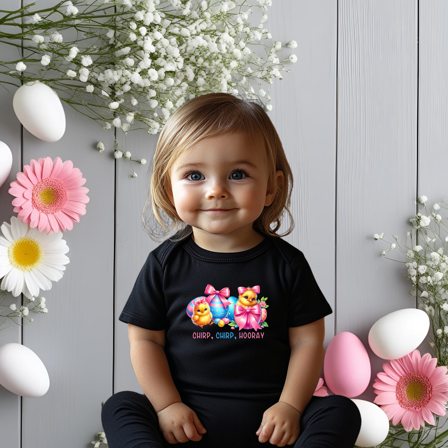 Chirp, Chirp, Hooray Infant Short Sleeve Onesie