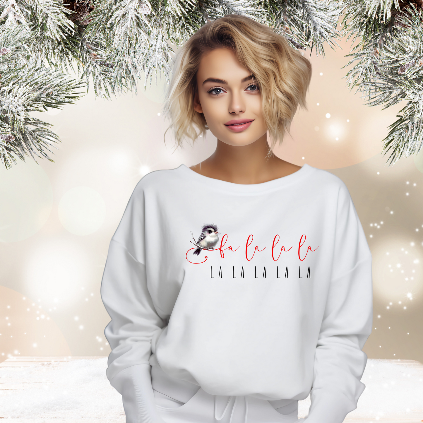Fa La La La Crewneck Sweatshirt