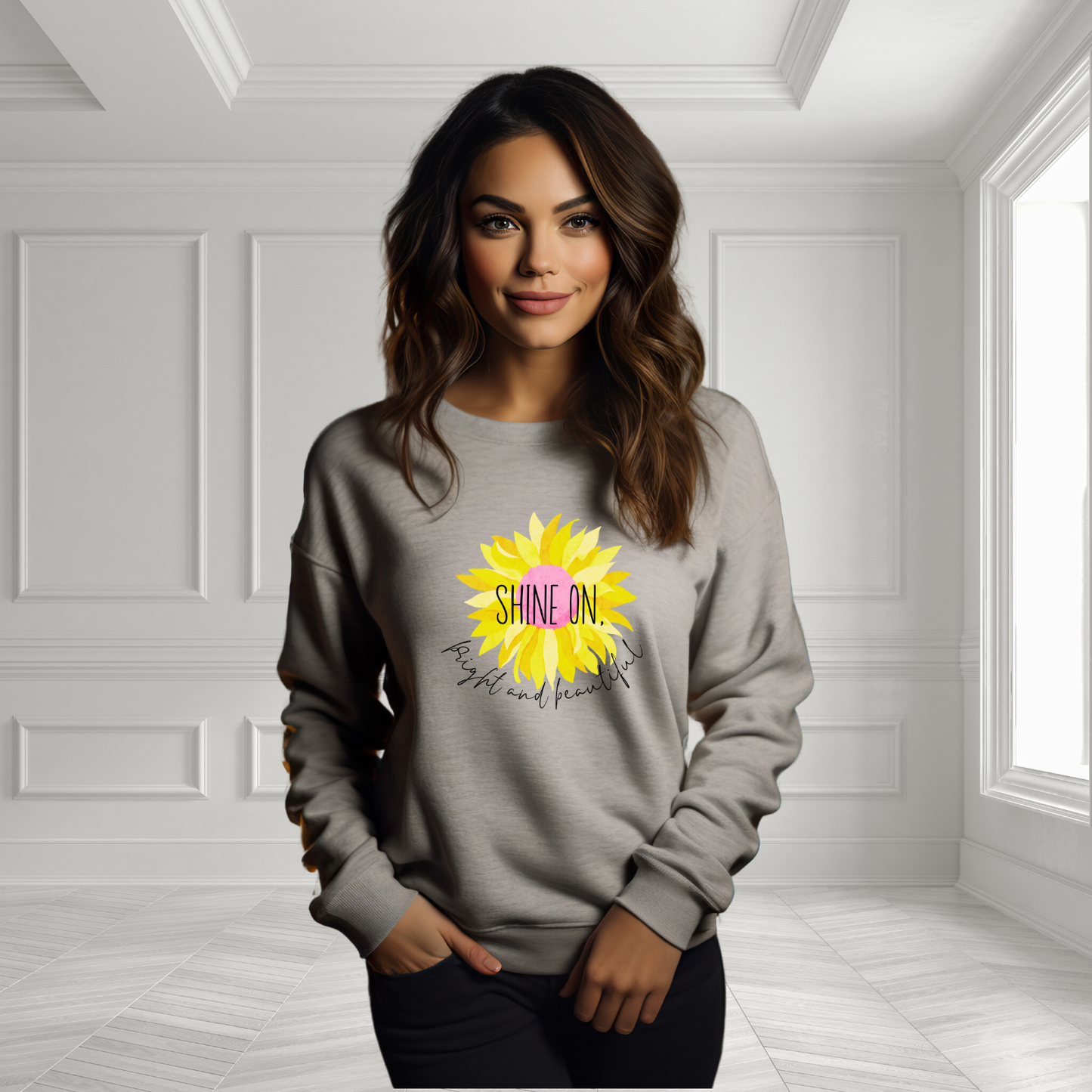 Shine On, Bright and Beautiful Crewneck Sweatshirt