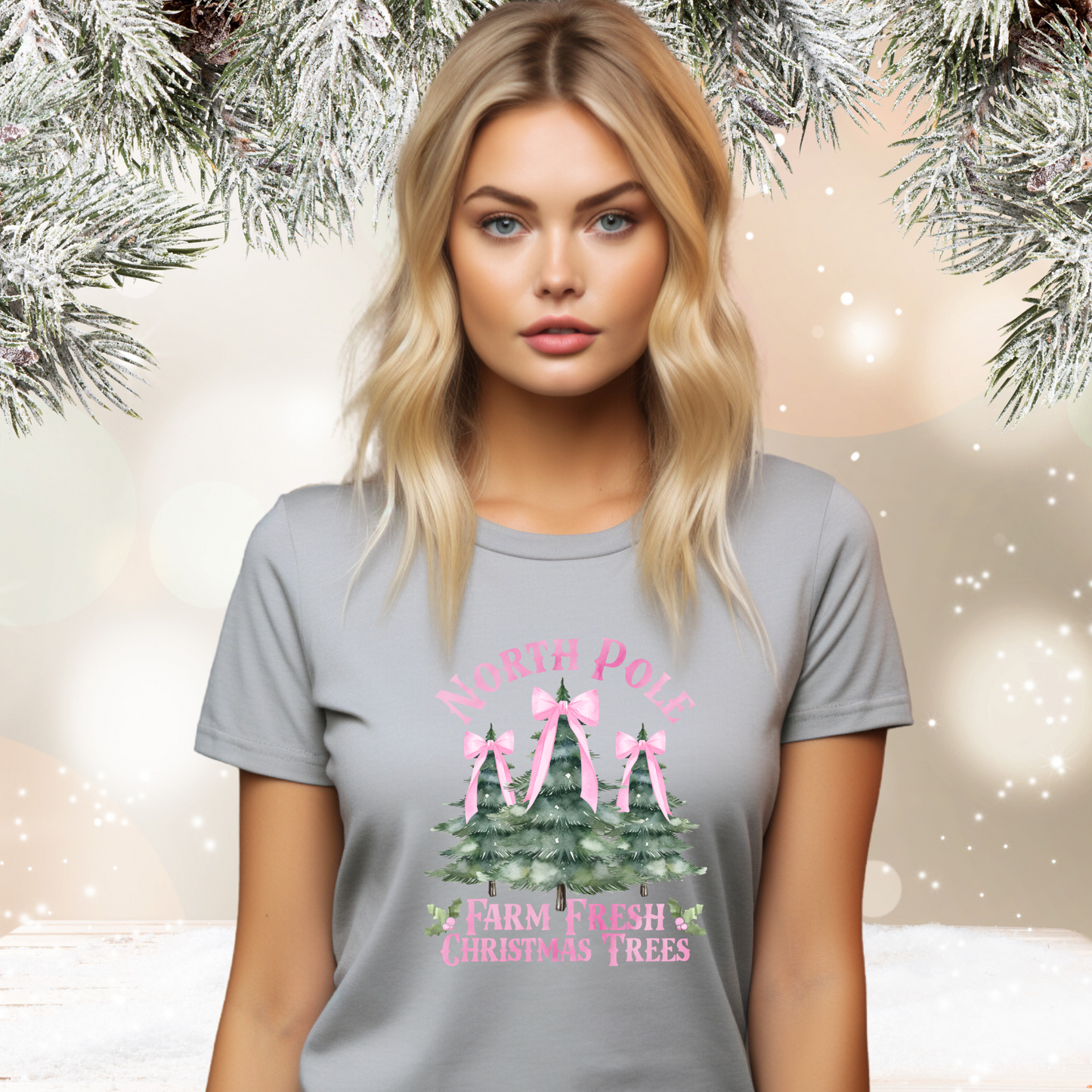 North Pole Christmas Trees T-Shirt