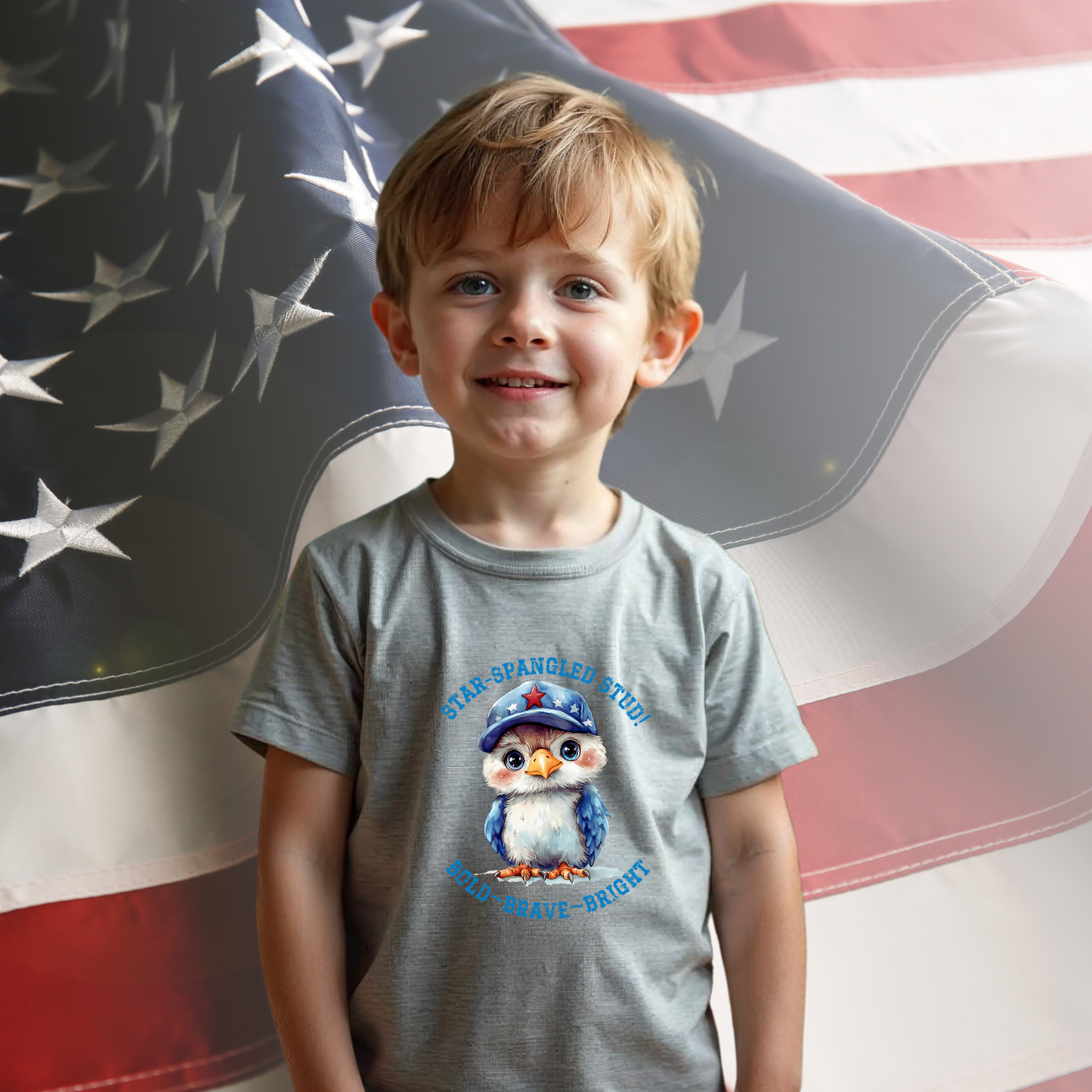 Star-Spangled Stud Toddler T-Shirt