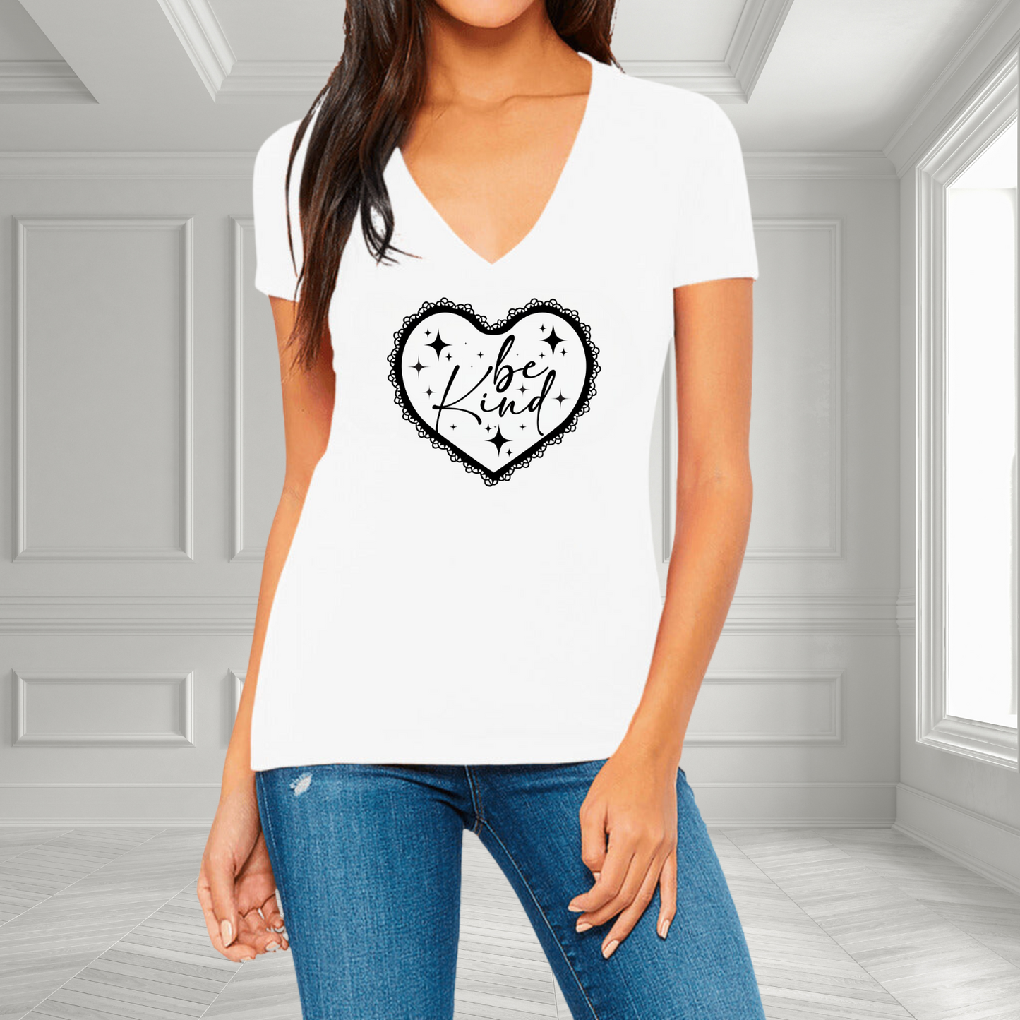 Be Kind V-Neck T-Shirt