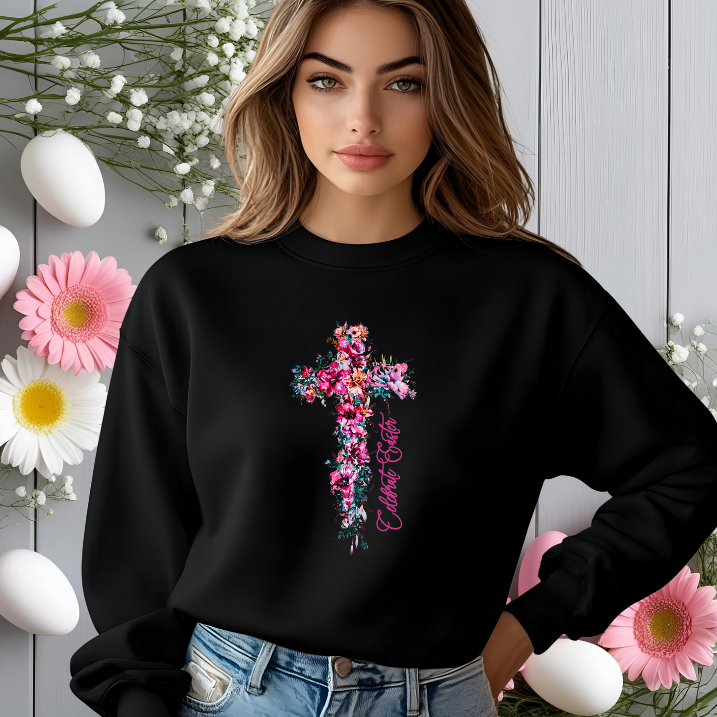 Celebrate Easter Crewneck Sweatshirt