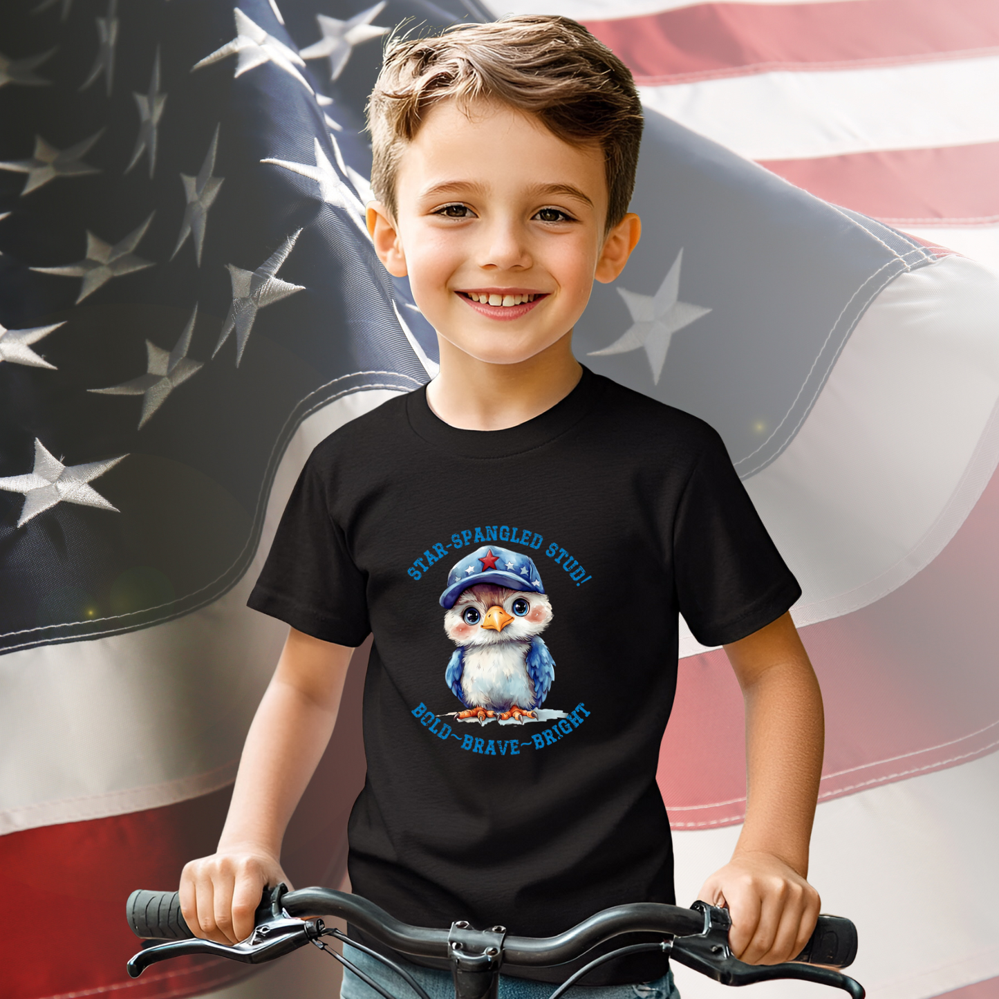 Star-Spangled Stud Kid’s T-Shirt